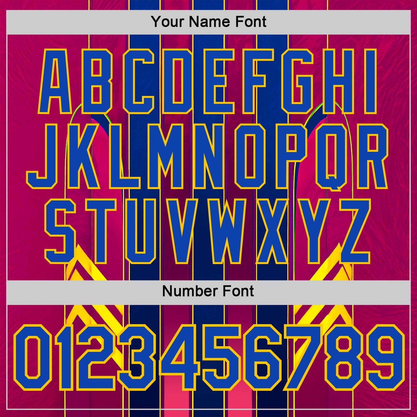 Custom Red Thunder Blue Blue-Yellow 3D Pattern Design Stripe Sportswear Performance T-Shirt view 4