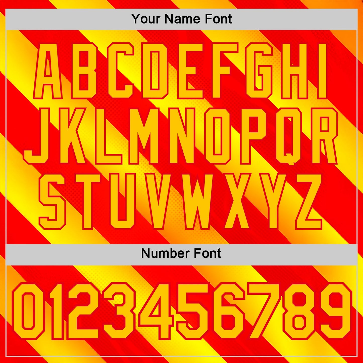 Custom Red Yellow-Fire Red 3D Pattern Design Spain Stripe Sportswear Performance T-Shirt view 4