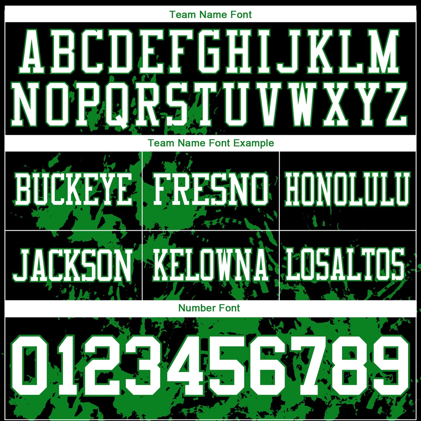Custom Black White-Grass Green 3D Pattern Splash Authentic Football Jersey view 3