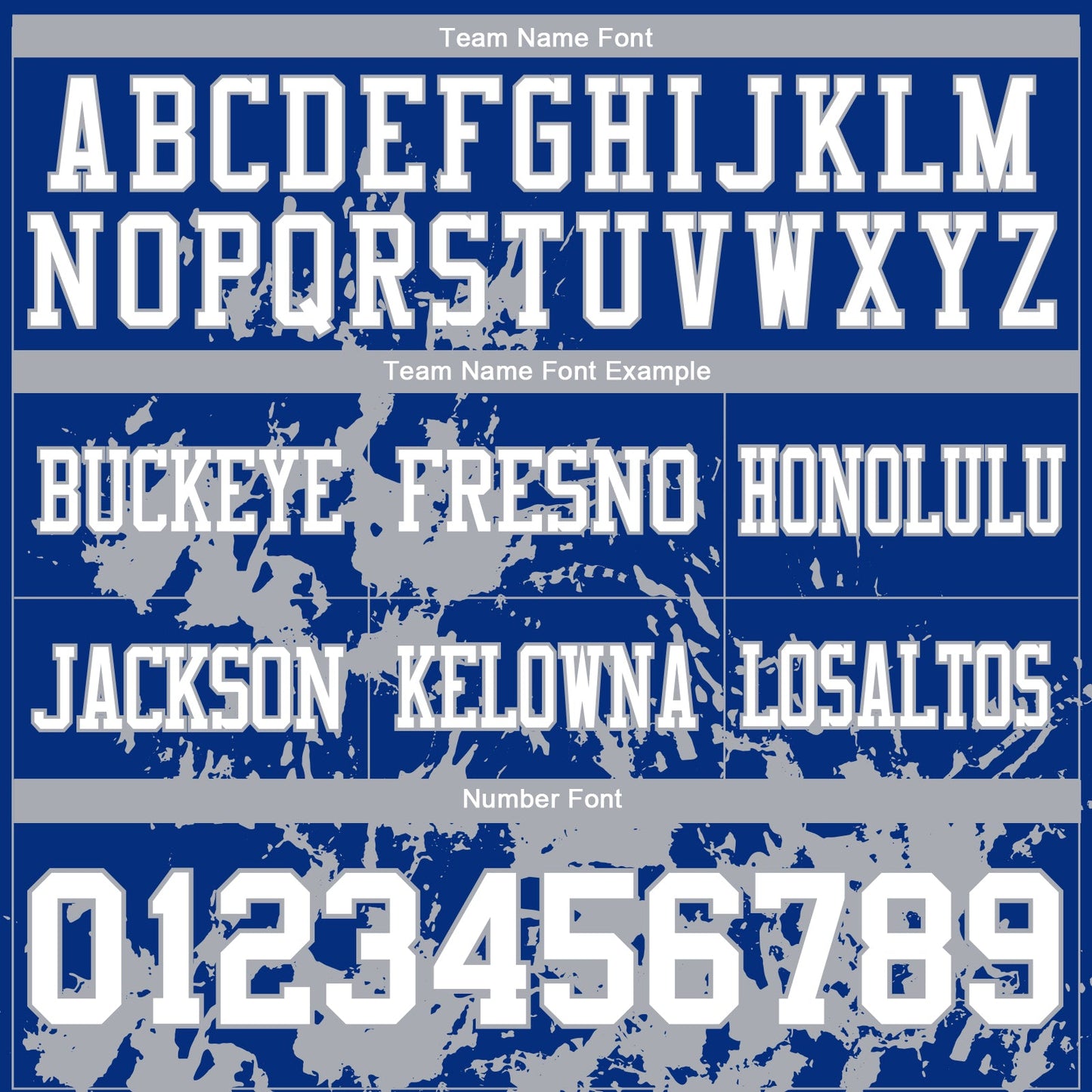 Custom Royal White-Gray 3D Pattern Splash Authentic Football Jersey view 3