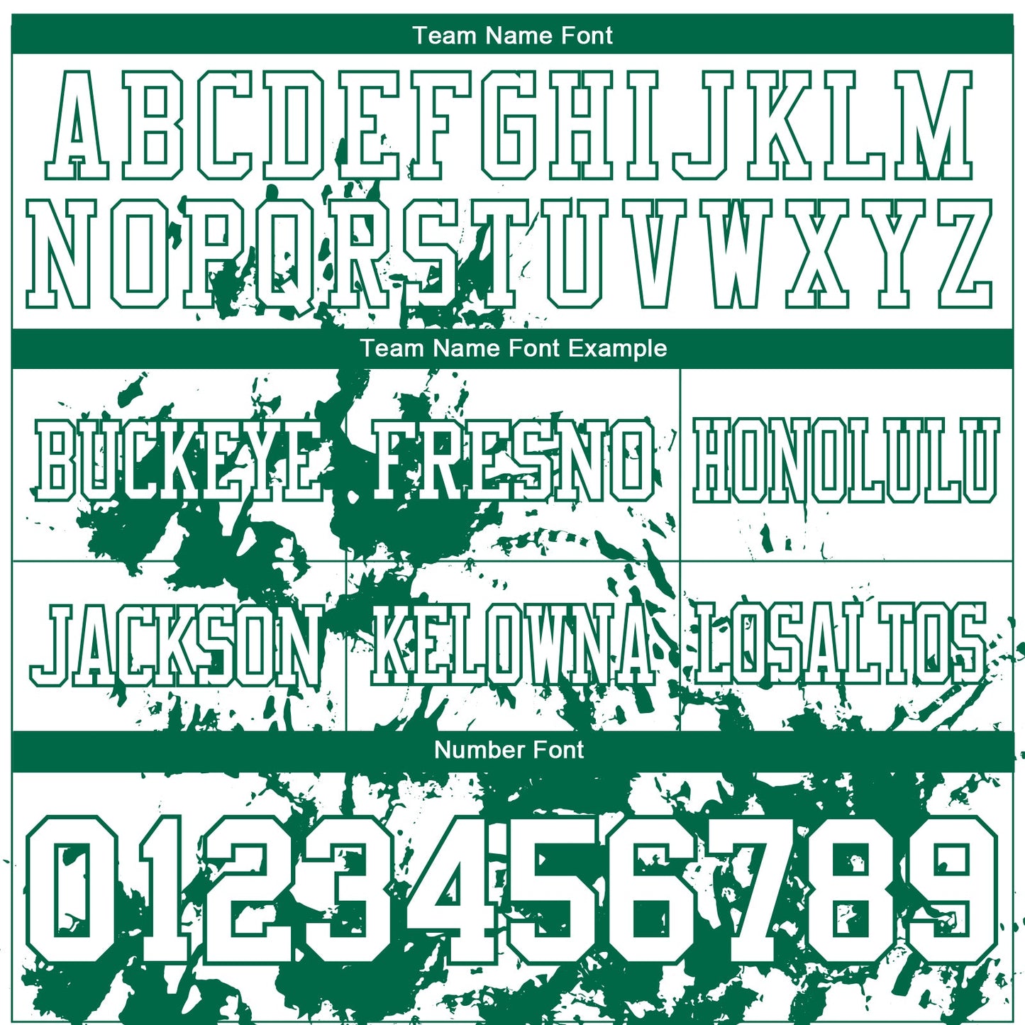 Custom White Kelly Green 3D Pattern Splash Authentic Football Jersey view 3