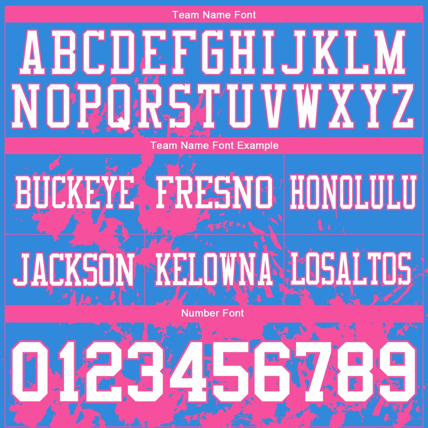 Custom Powder Blue White-Pink 3D Pattern Splash Authentic Football Jersey view 3