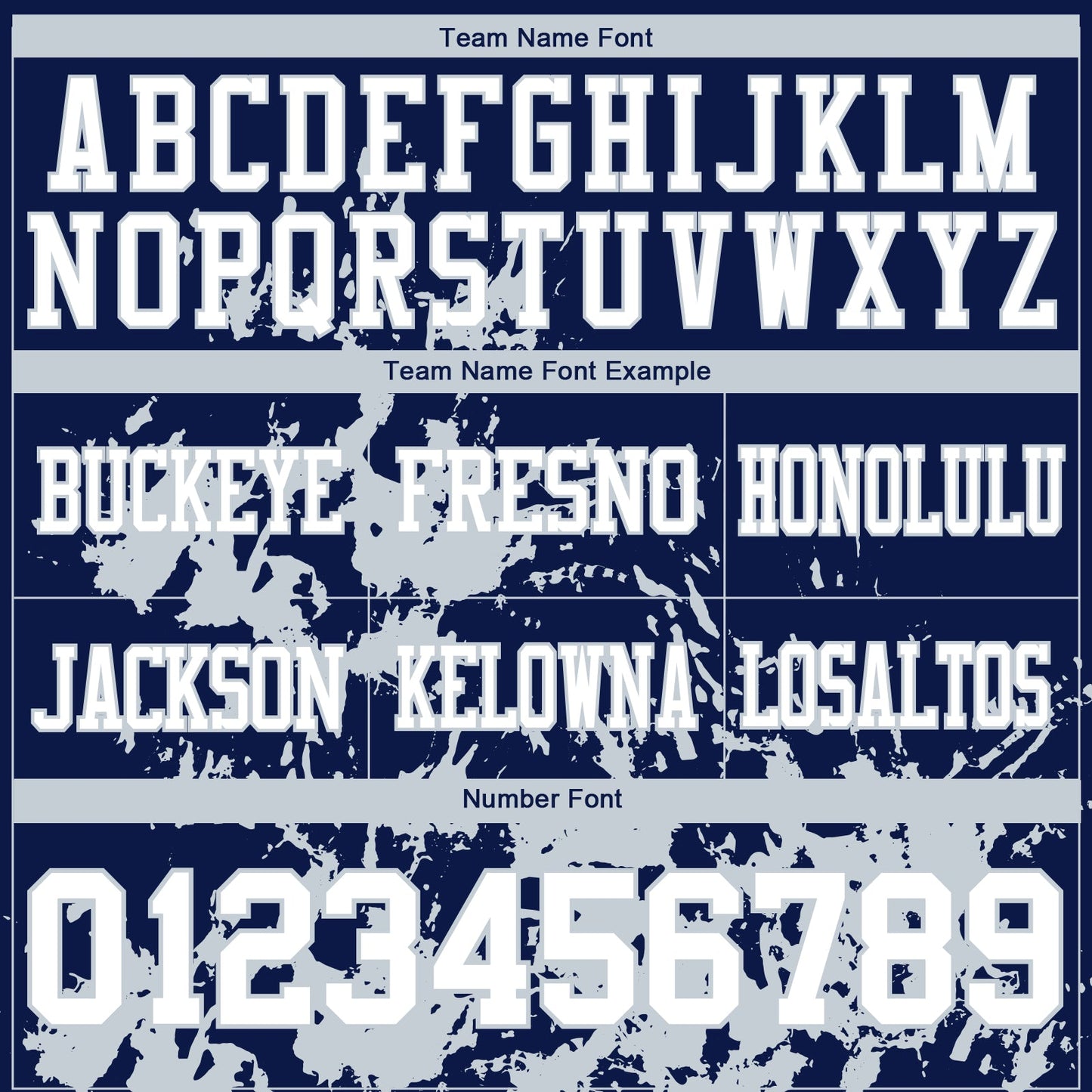 Custom Navy White-Silver 3D Pattern Splash Authentic Football Jersey view 3