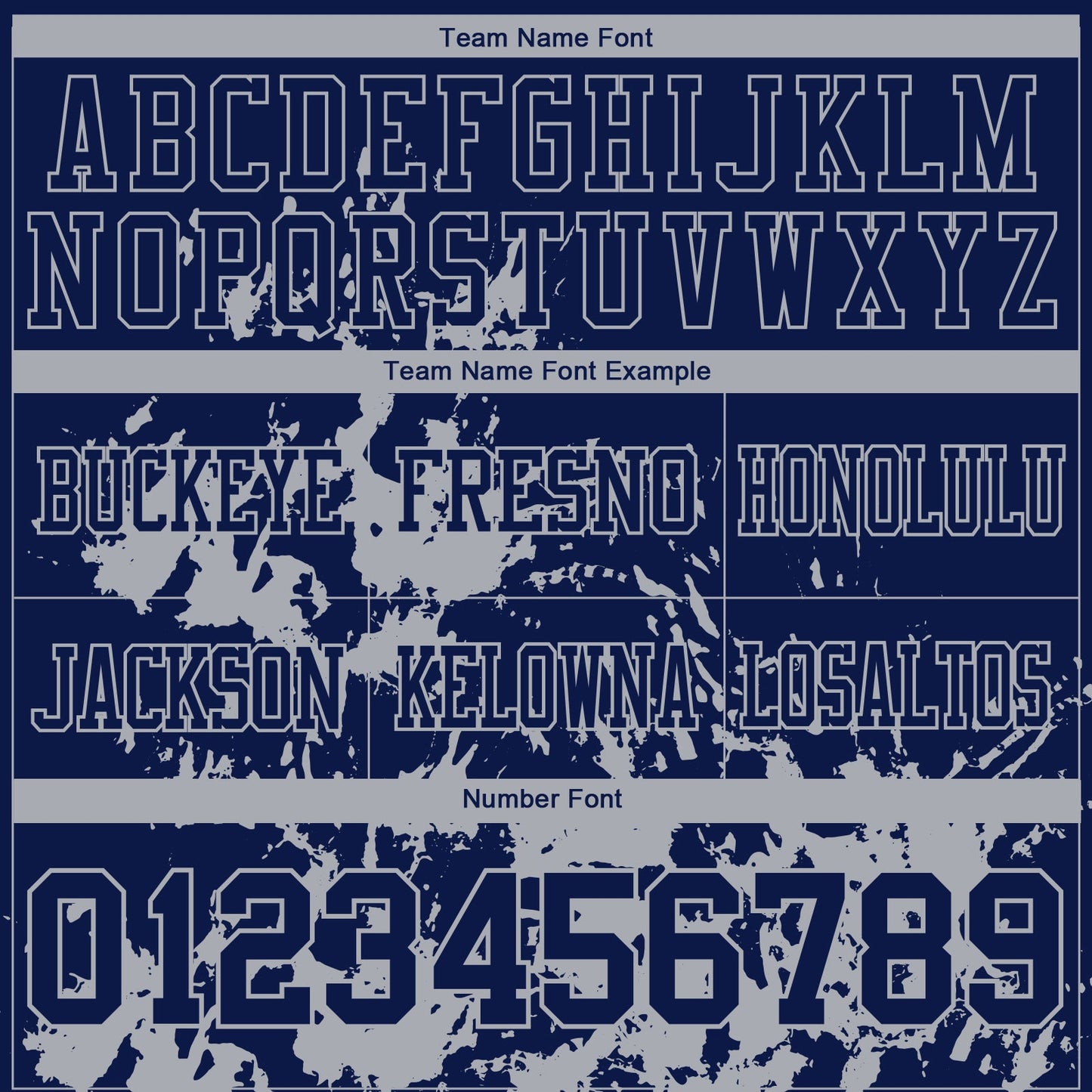 Custom Navy Gray 3D Pattern Splash Authentic Football Jersey view 3