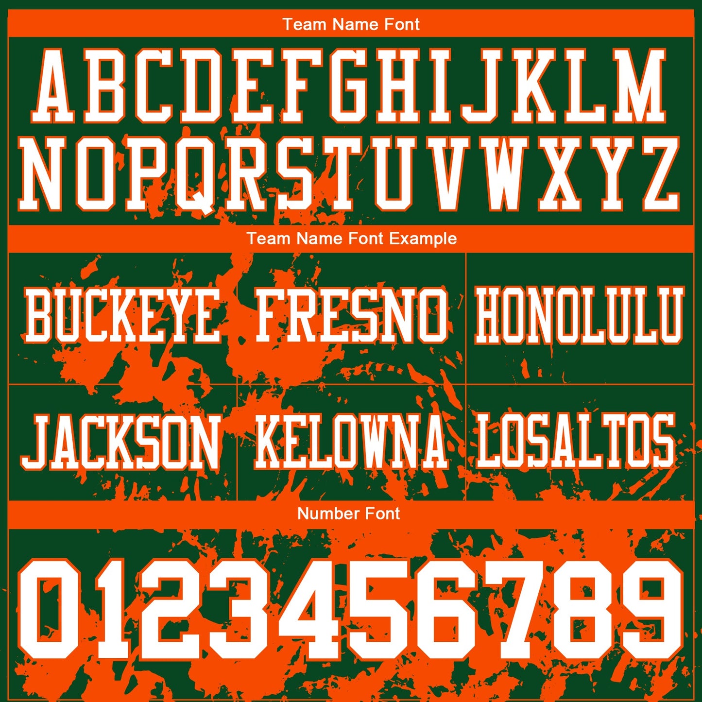Custom Green White-Orange 3D Pattern Splash Authentic Football Jersey view 3