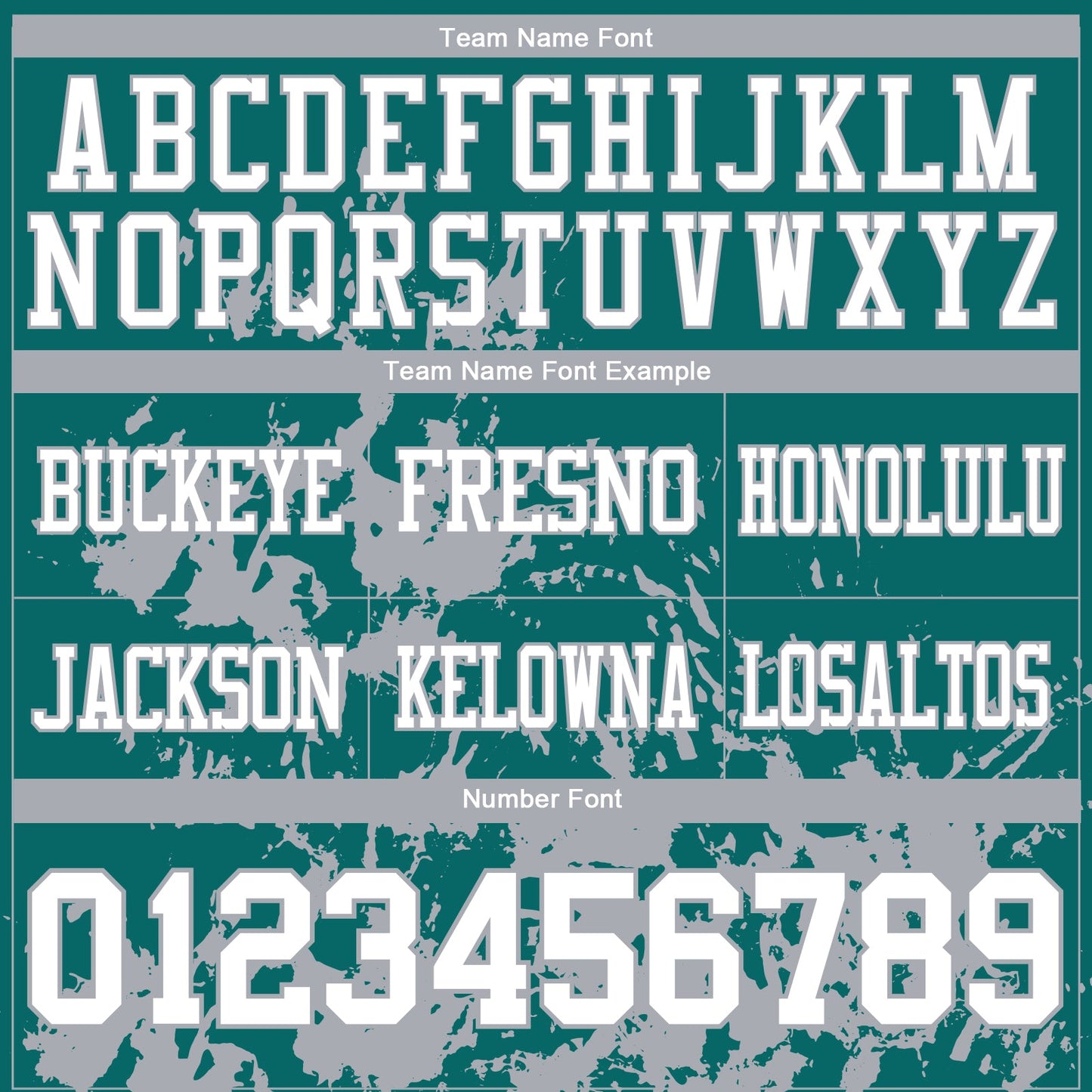 Custom Teal White-Gray 3D Pattern Splash Authentic Football Jersey view 3