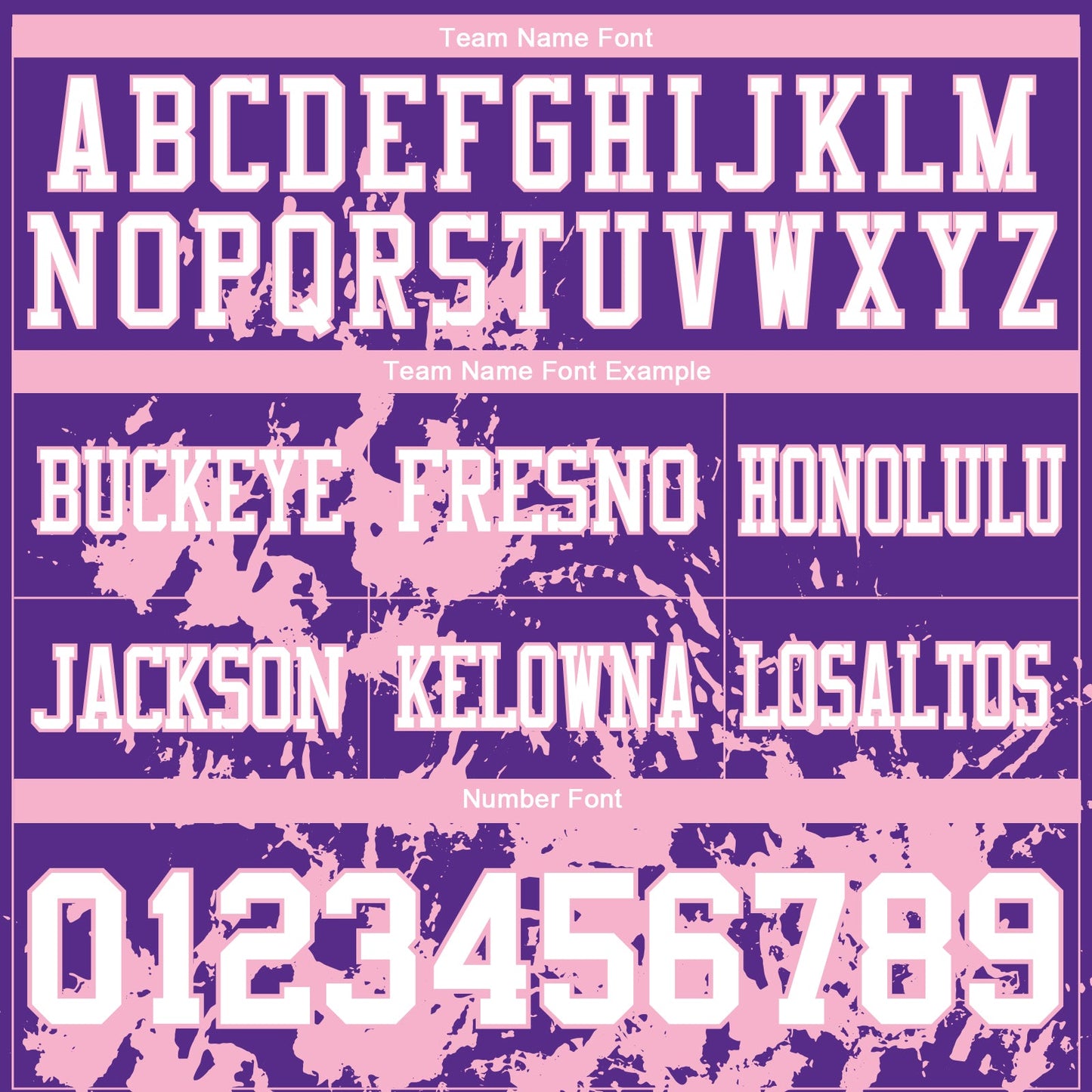 Custom Purple White-Light Pink 3D Pattern Splash Authentic Football Jersey view 3