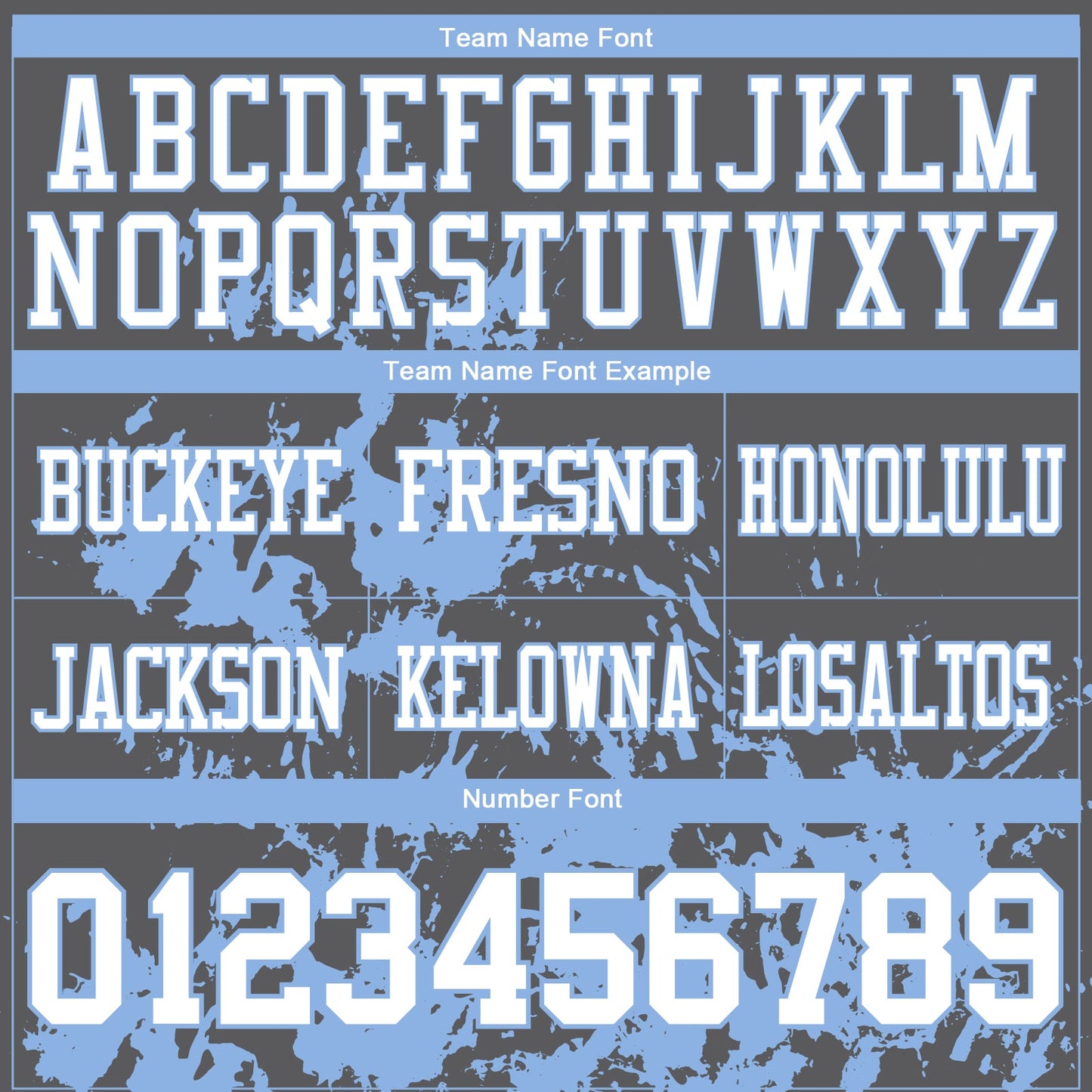 Custom Steel Gray White-Light Blue 3D Pattern Splash Authentic Football Jersey view 3