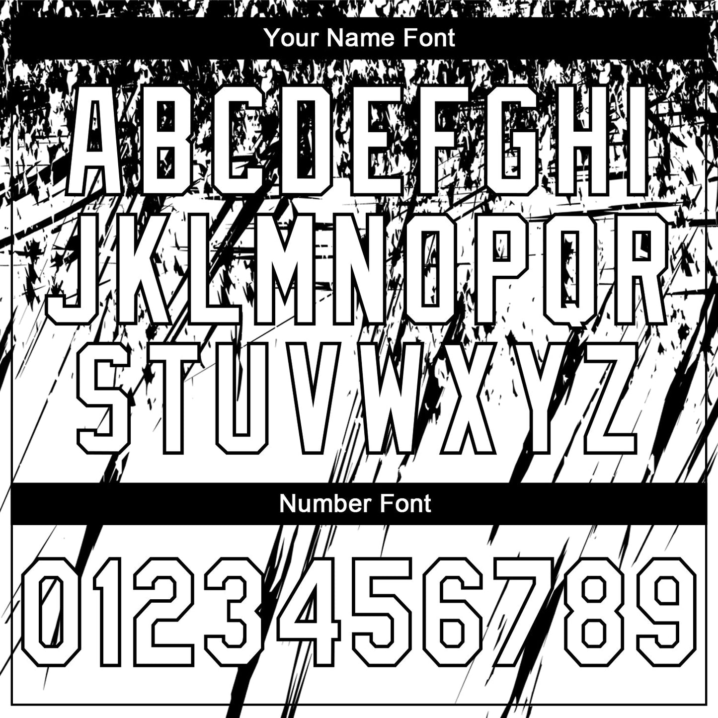 Custom Stitched White Black 3D Pattern Design Splash Grunge Art Sports Pullover Sweatshirt Hoodie view 4