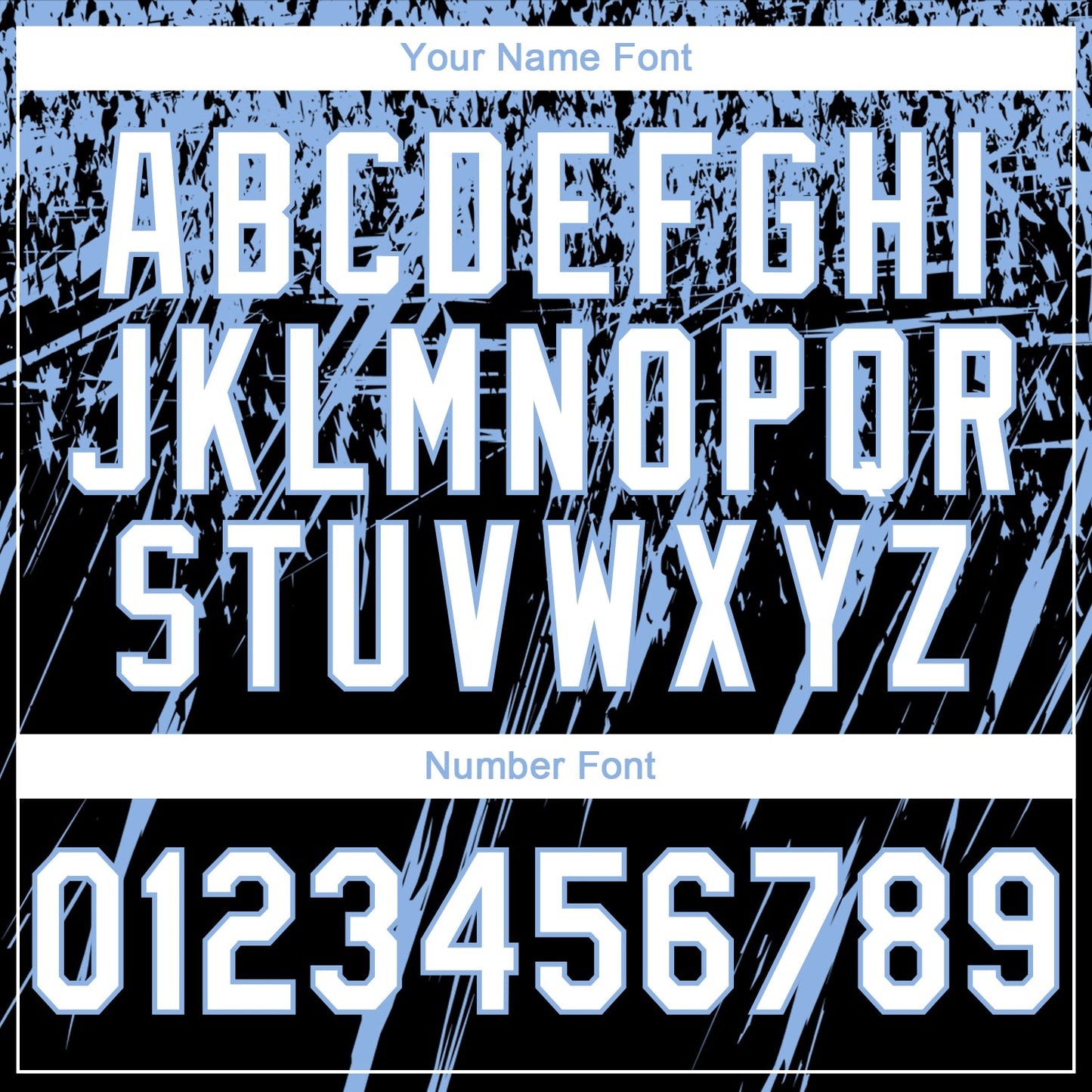 Custom Stitched Black White-Light Blue 3D Pattern Design Splash Grunge Art Sports Pullover Sweatshirt Hoodie view 4