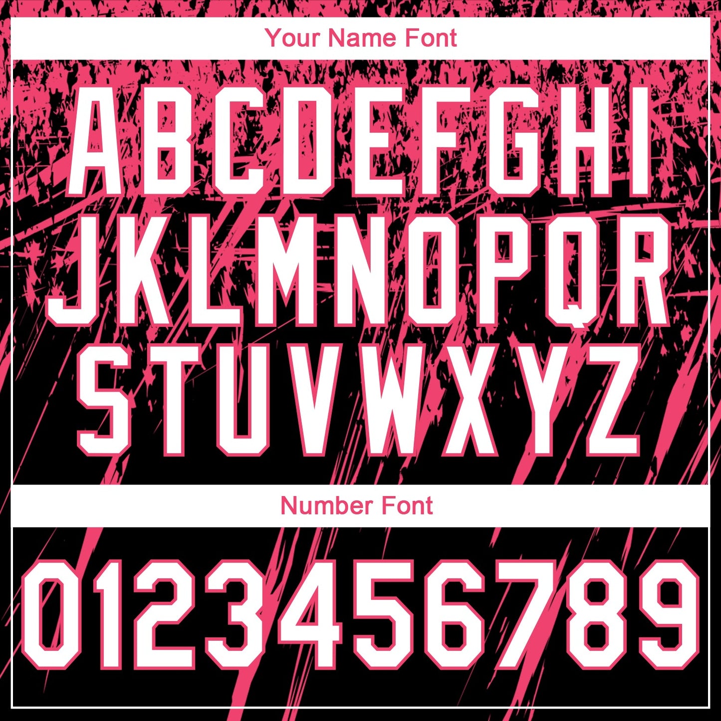 Custom Stitched Black White-Neon Pink 3D Pattern Design Splash Grunge Art Sports Pullover Sweatshirt Hoodie view 4