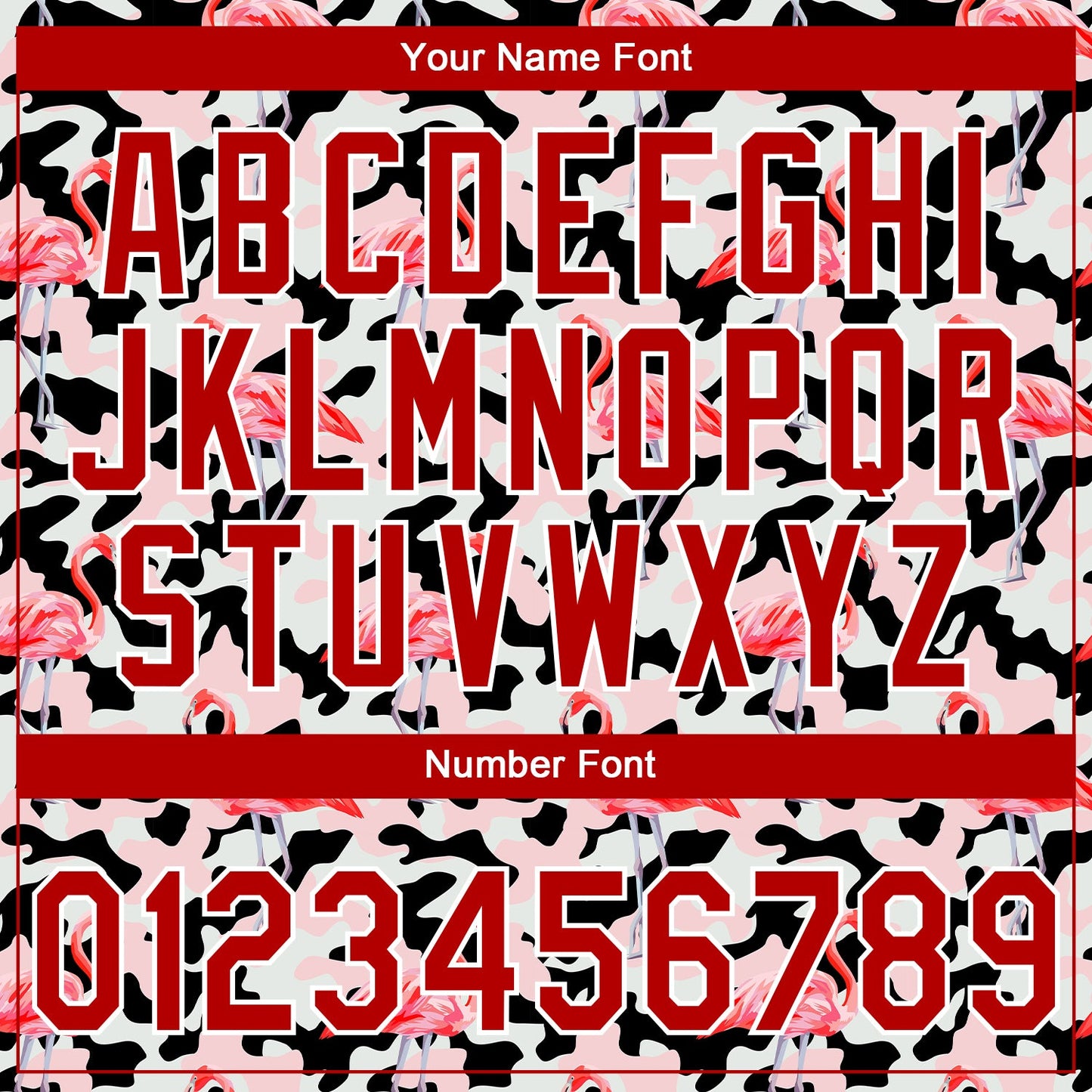 Custom Stitched Camo Red-White 3D Flamingo Sports Pullover Sweatshirt Salute To Service Hoodie view 4
