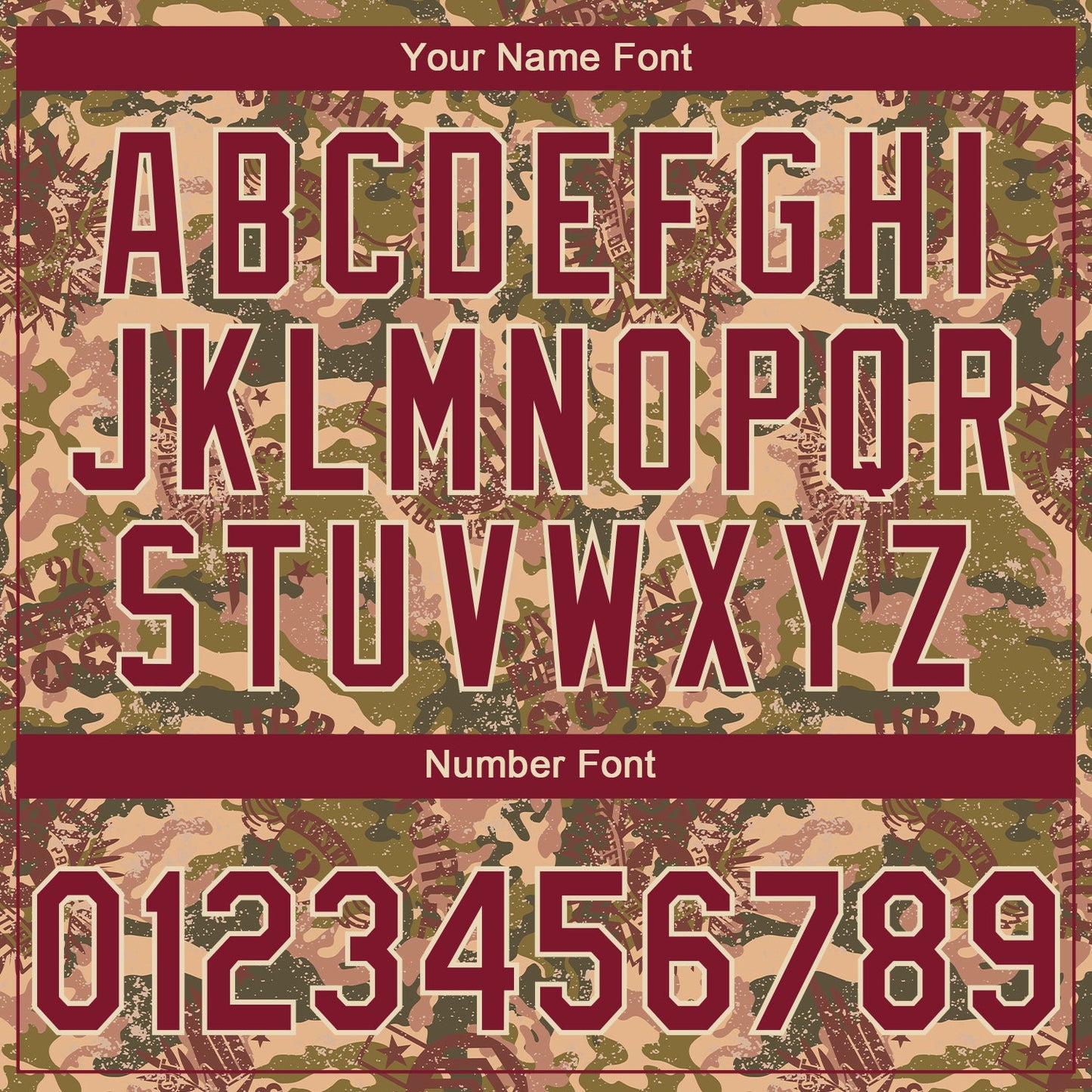 Custom Stitched Camo Crimson-Cream 3D Military Badge Sports Pullover Sweatshirt Salute To Service Hoodie view 4