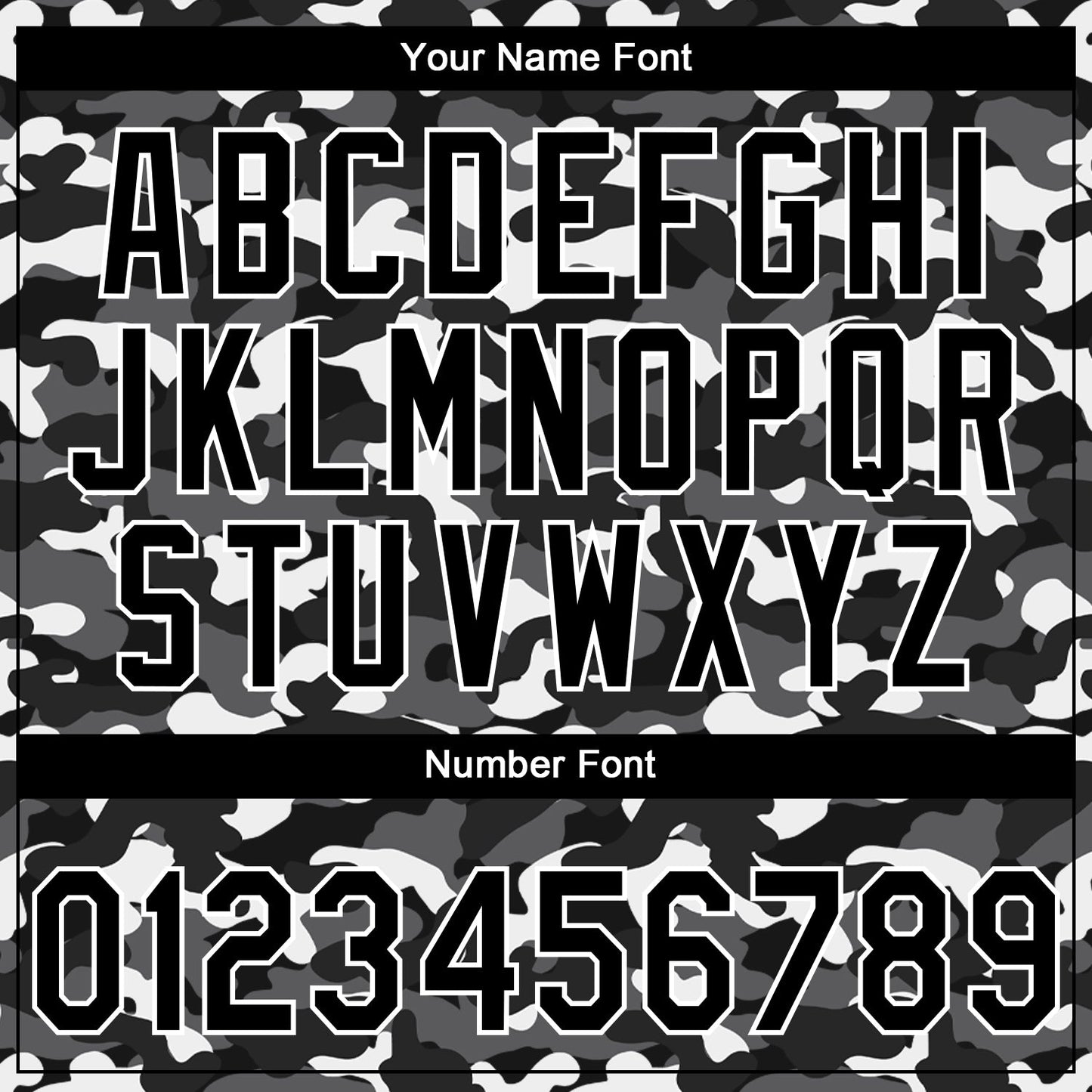 Custom Stitched Camo Black-White 3D Sports Pullover Sweatshirt Salute To Service Hoodie view 4
