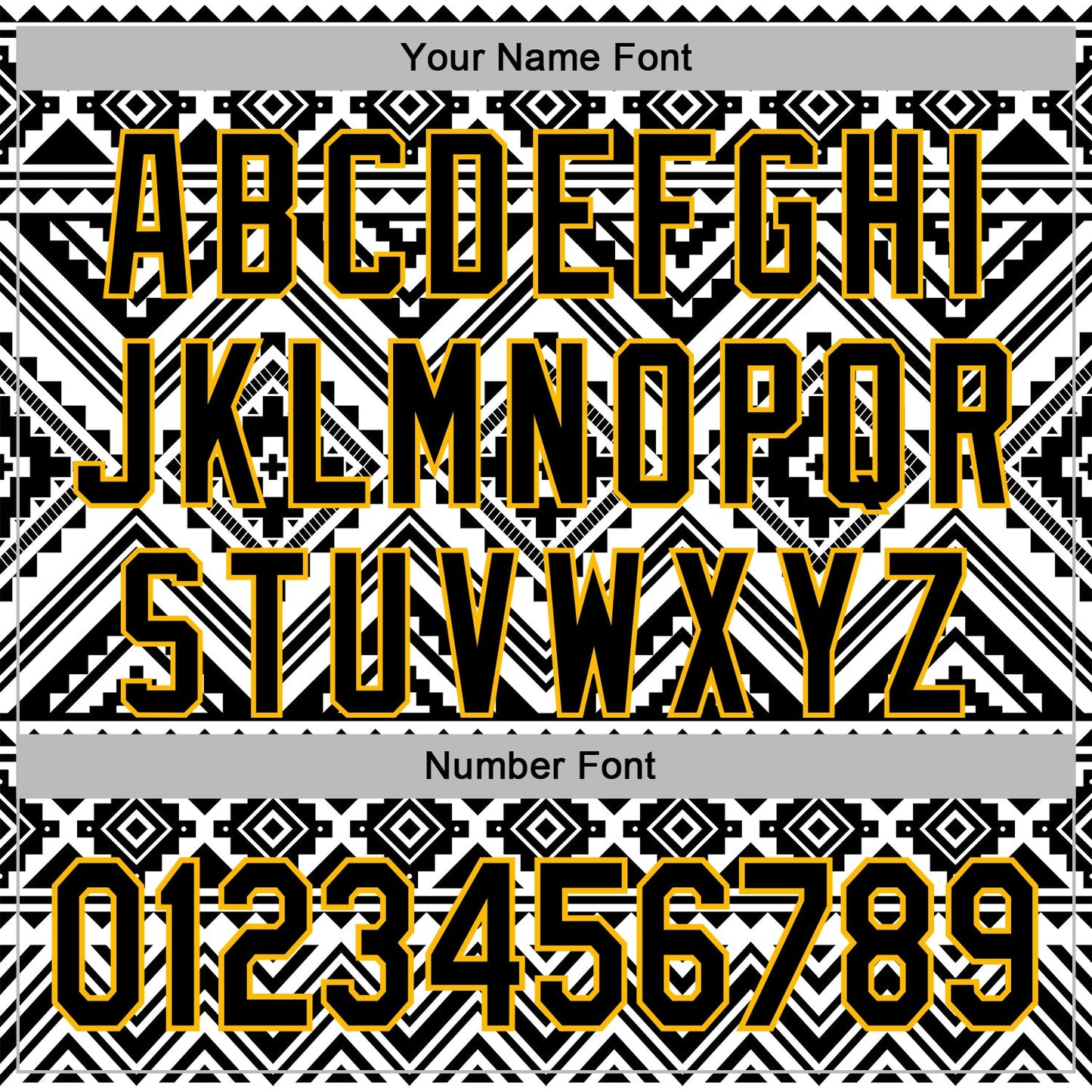Custom Stitched White Black-Gold 3D Mexico Aztec Pattern Sports Pullover Sweatshirt Hoodie view 4