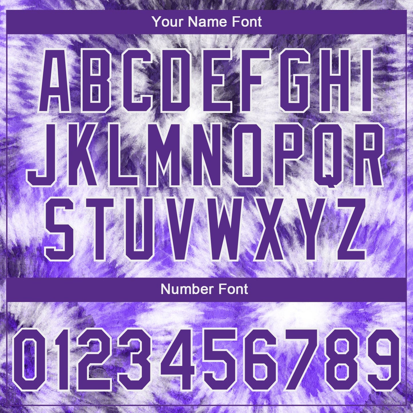 Custom Stitched Tie Dye Purple-White 3D Sports Pullover Sweatshirt Hoodie view 4