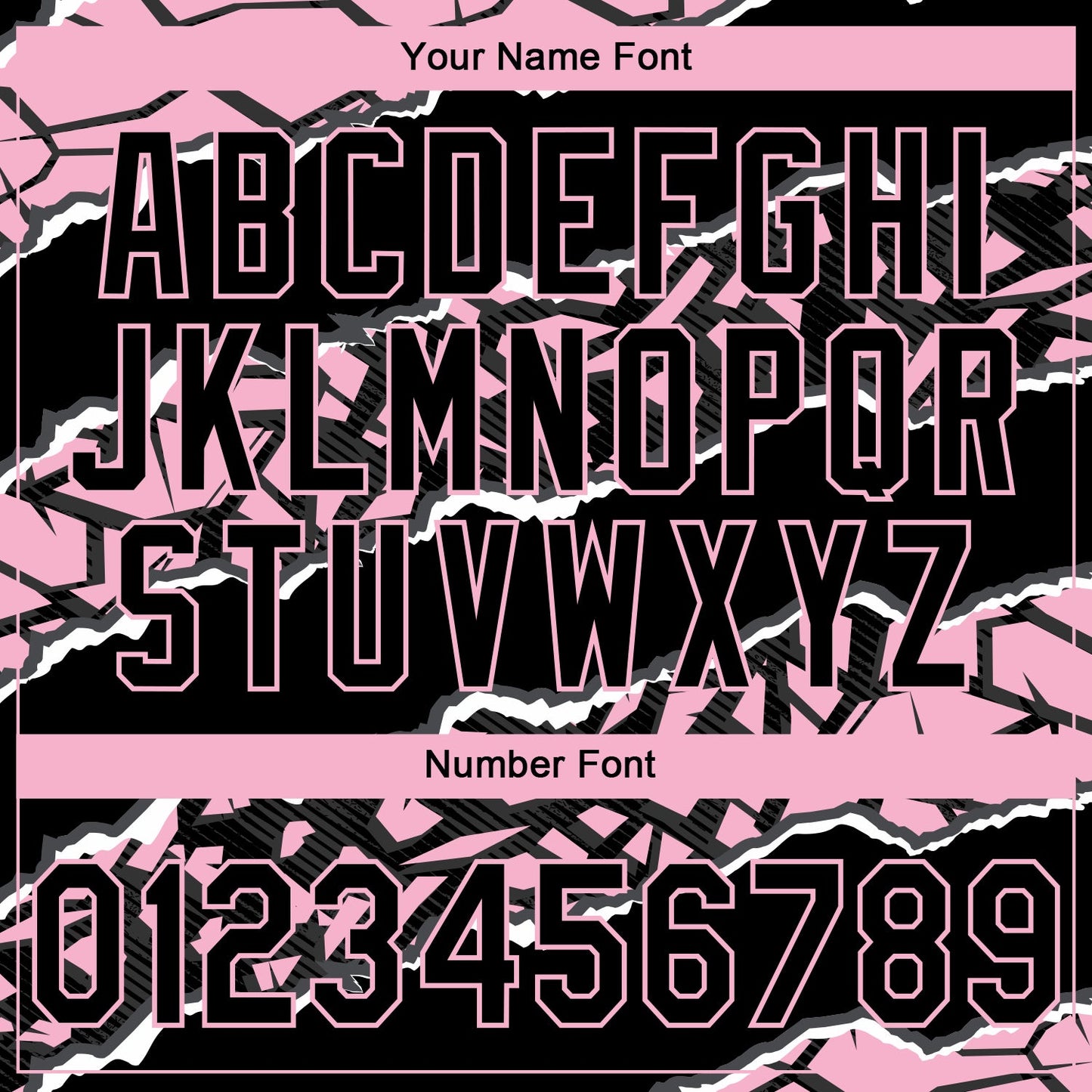 Custom Stitched Black Light Pink-White 3D Pattern Design Torn Paper Style Sports Pullover Sweatshirt Hoodie view 4