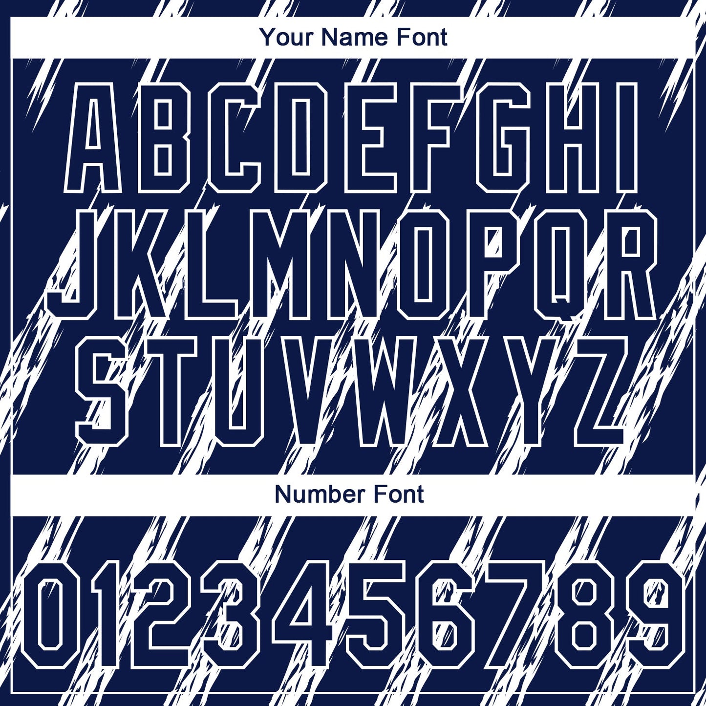Custom Stitched Navy White 3D Pattern Design Line Sportswear Pullover Sweatshirt Hoodie view 4