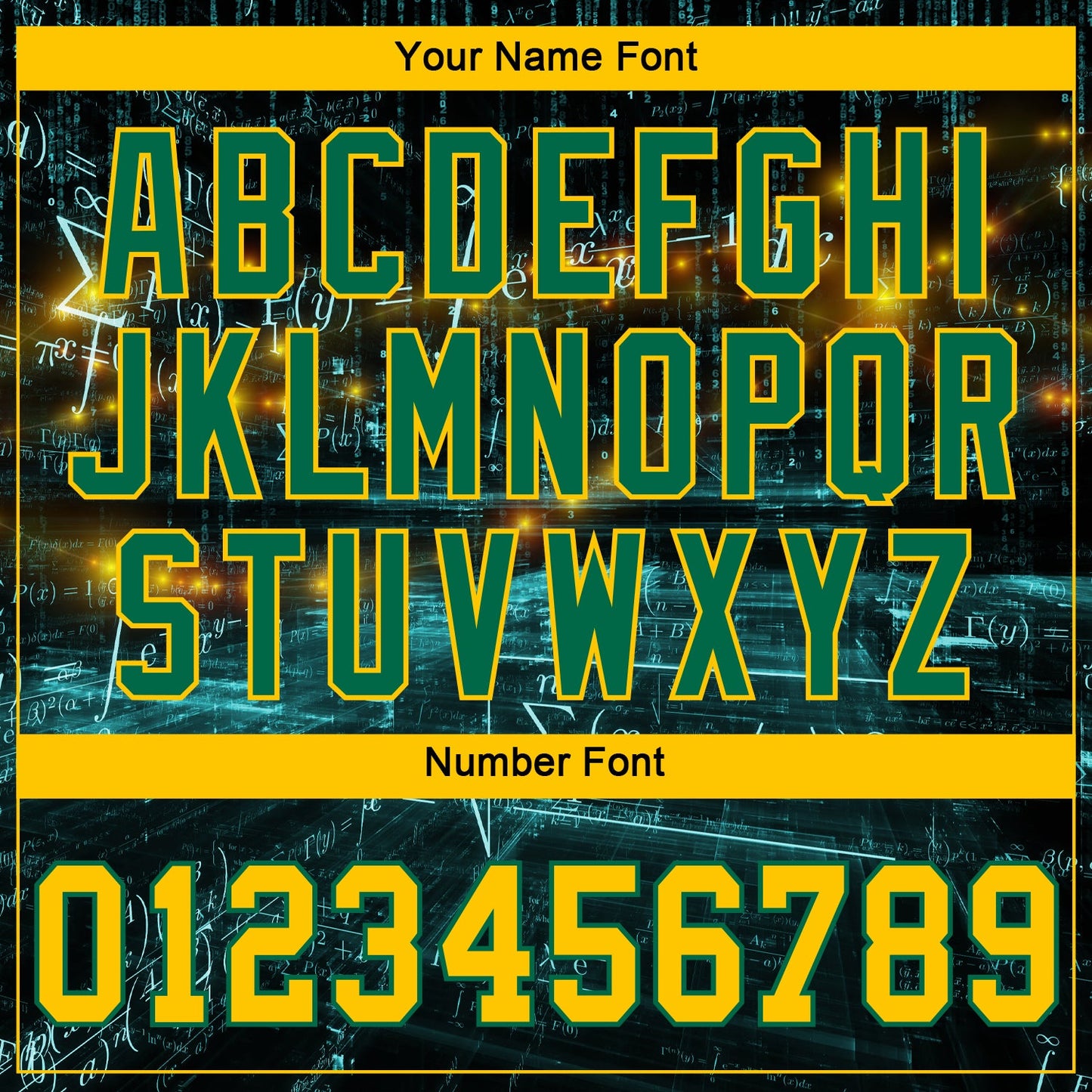 Custom 3D Pattern Design Math Authentic Baseball Jersey view 5
