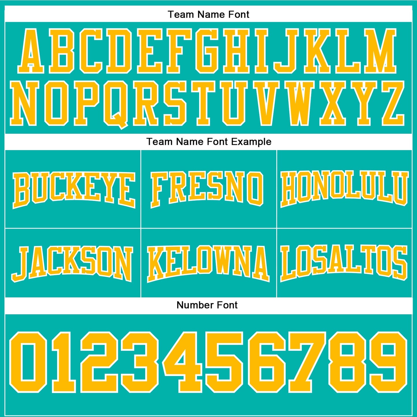 Custom Stitched Aqua Gold-White Football Pullover Sweatshirt Hoodie view 3