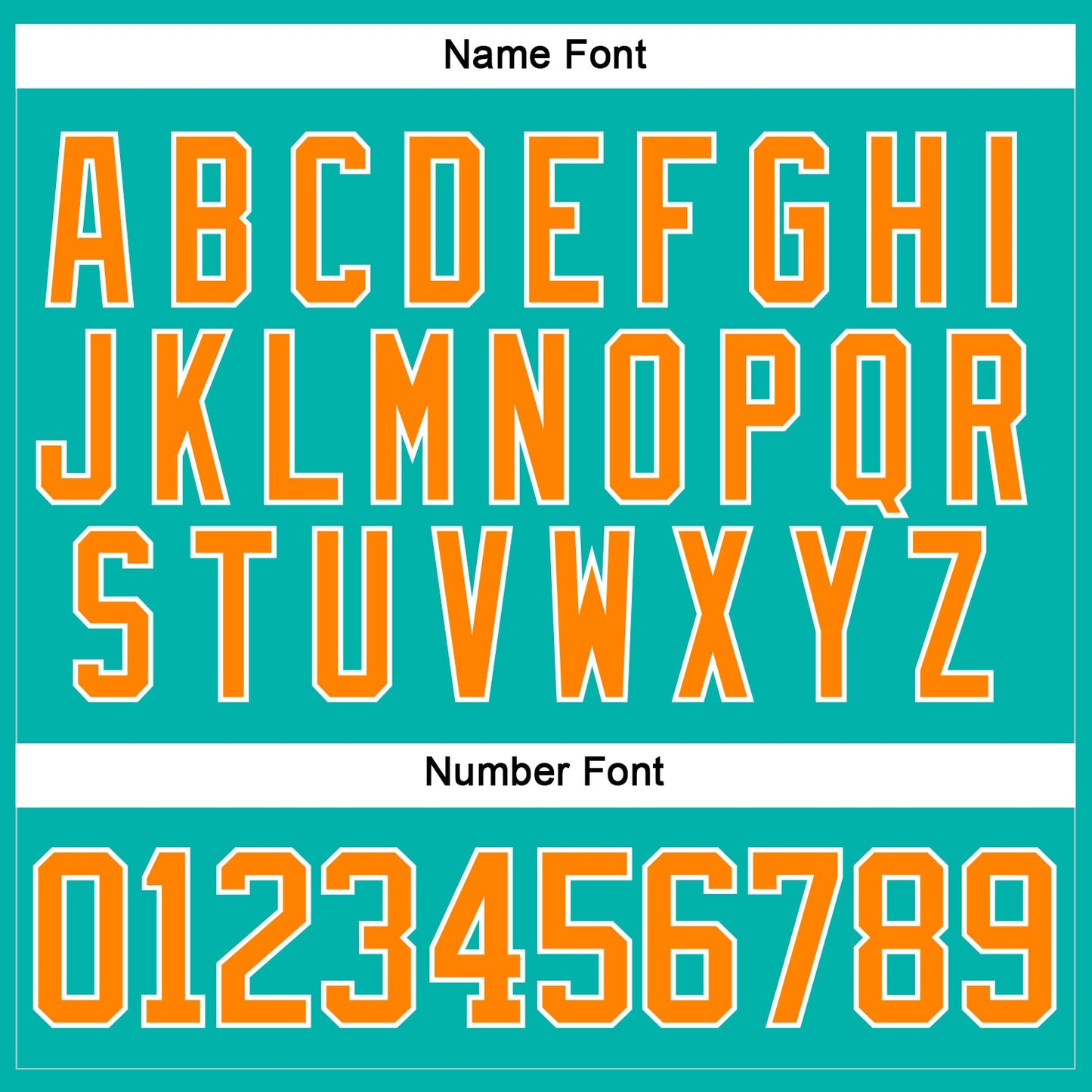 Custom Aqua Bay Orange-White Hockey Lace Neck Jersey view 5