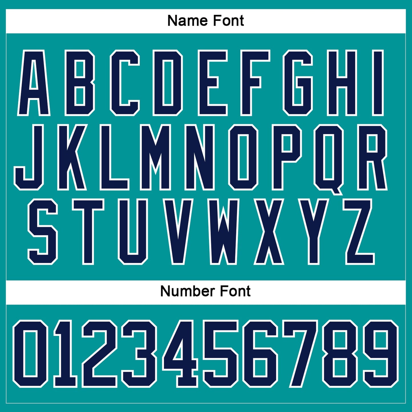 Custom Aqua Navy-White Hockey Jersey view 5