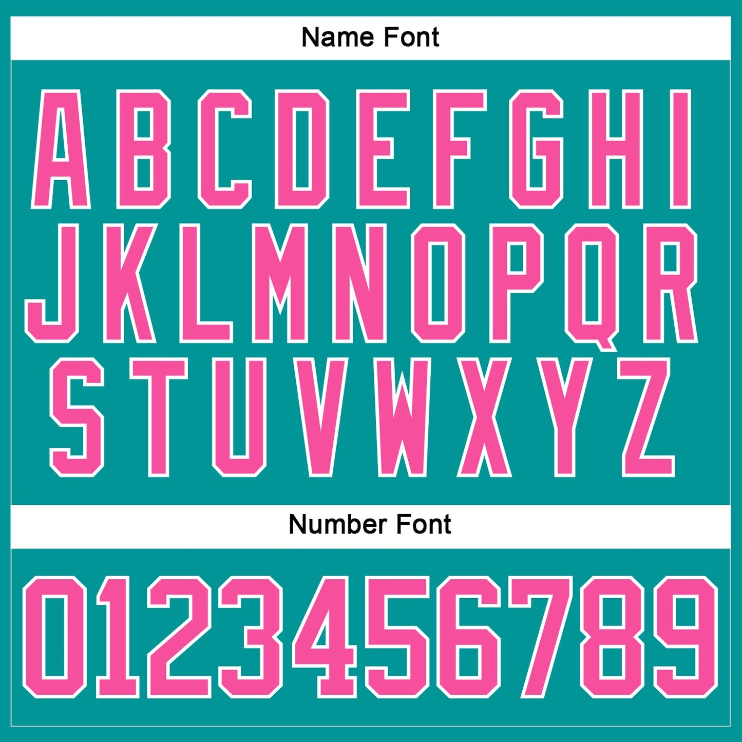 Custom Aqua Pink-White Hockey Jersey view 5