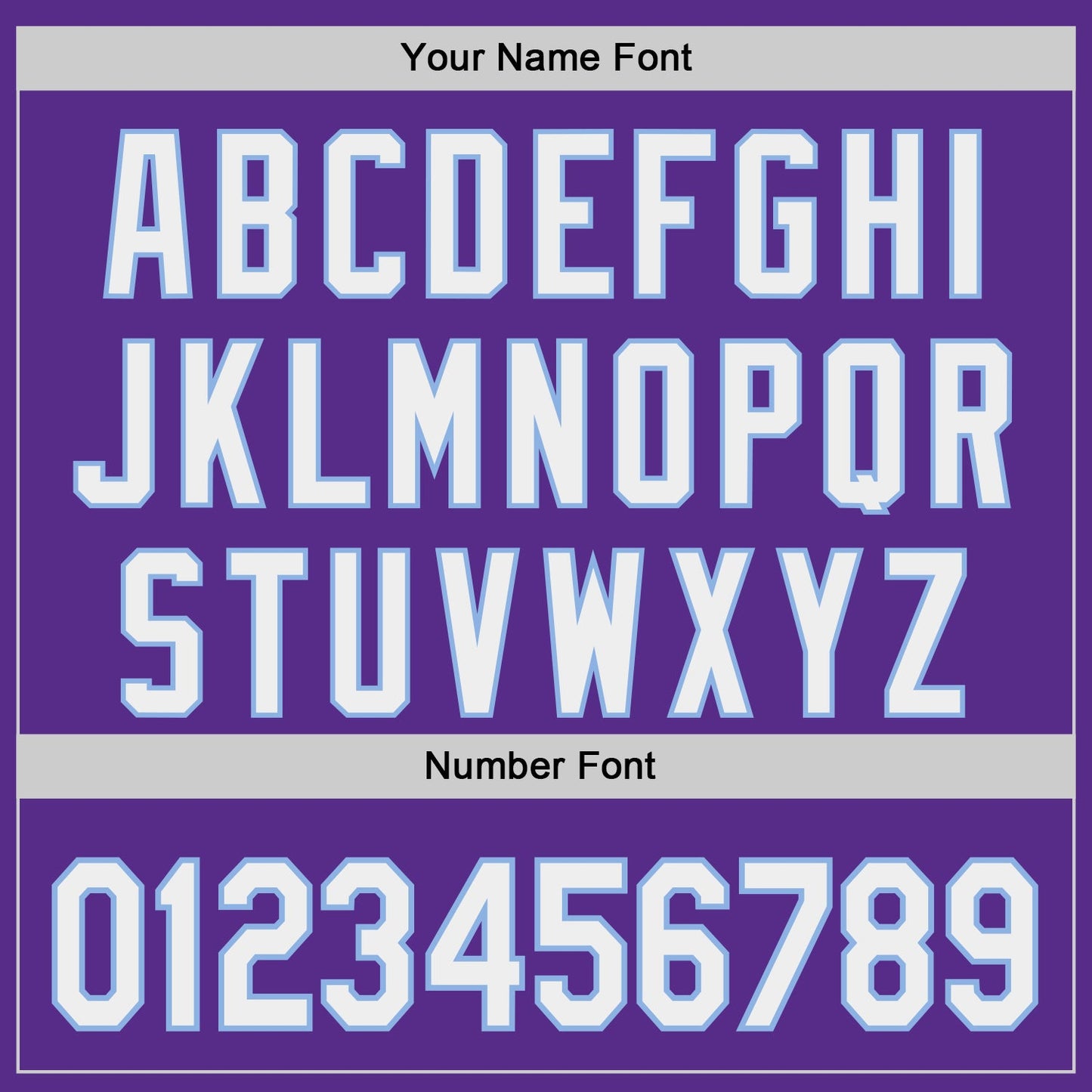 Custom Purple White-Light Blue Authentic Baseball Jersey view 5