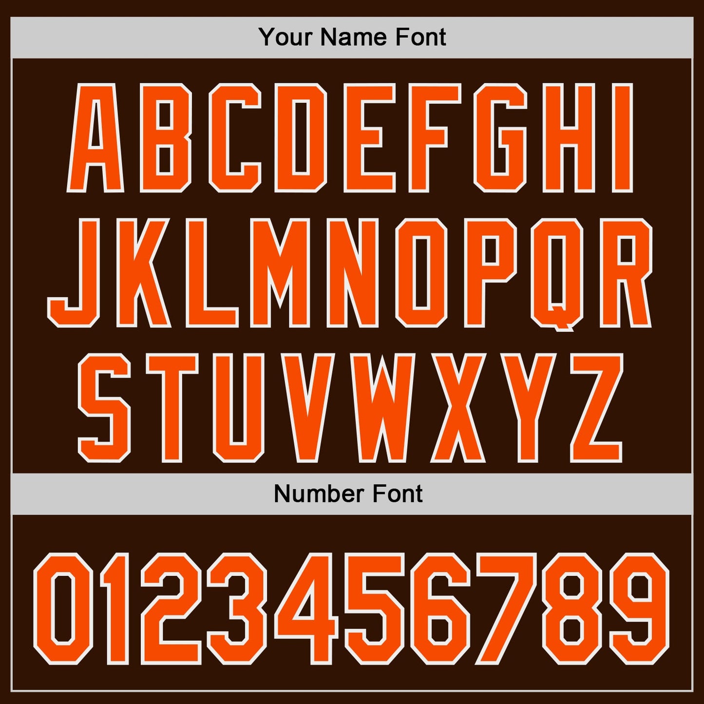 Custom Brown Orange-White Authentic Baseball Jersey view 5
