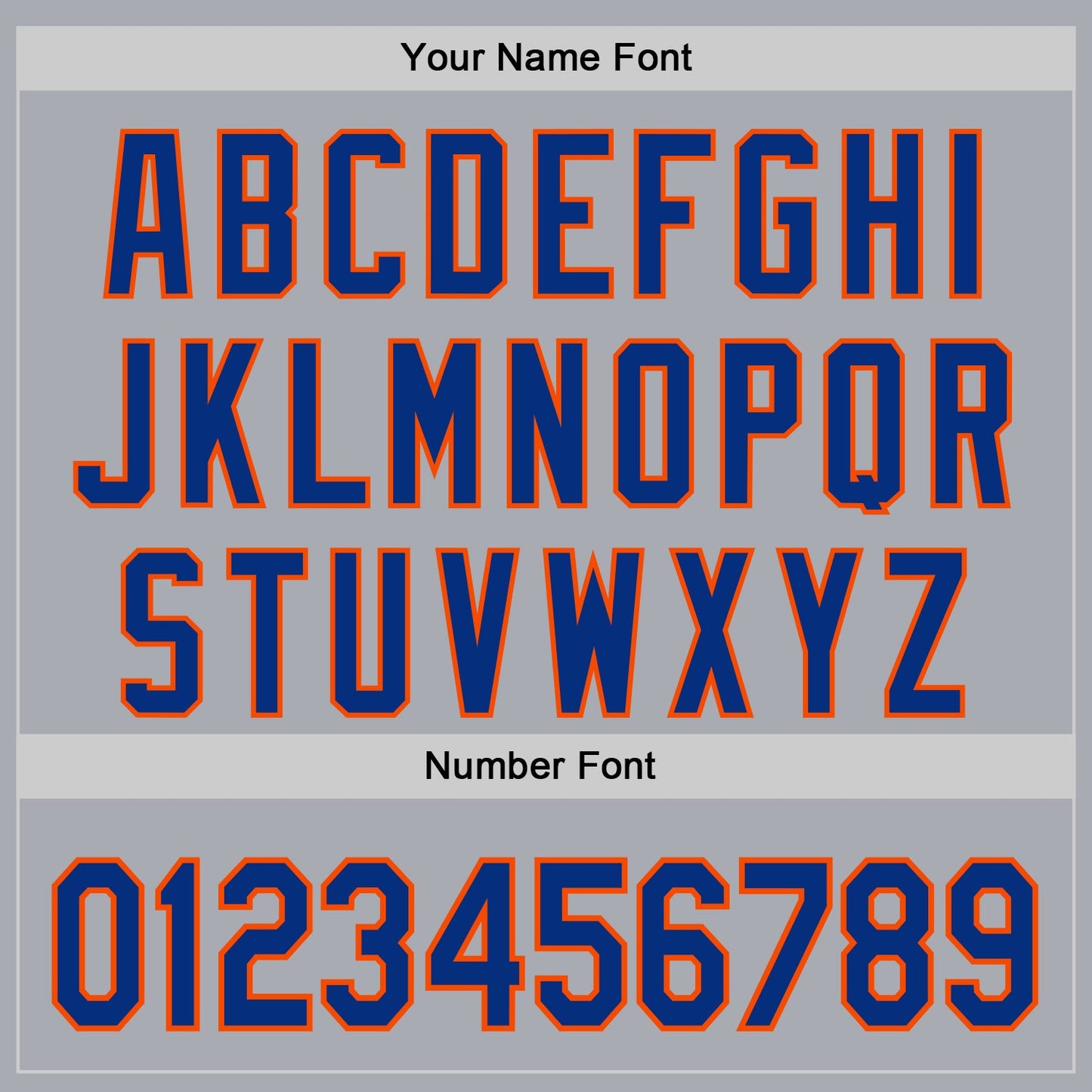 Custom Gray Royal-Orange Authentic Baseball Jersey view 5