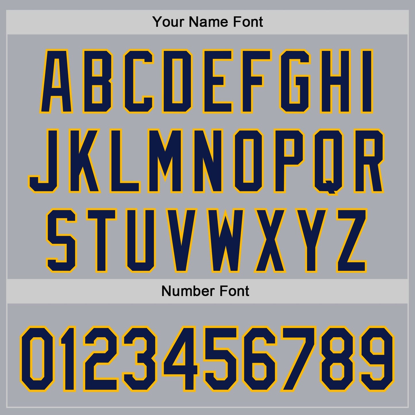 Custom Gray Navy-Gold Authentic Baseball Jersey view 5