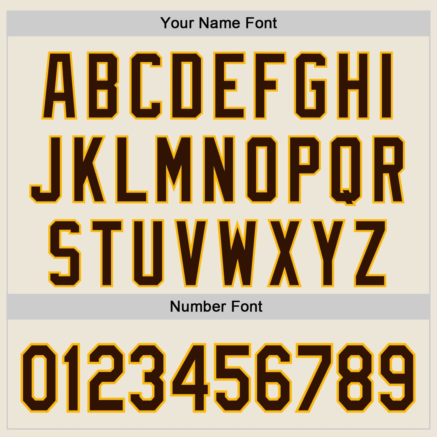 Custom Cream Brown-Gold Authentic Baseball Jersey view 5