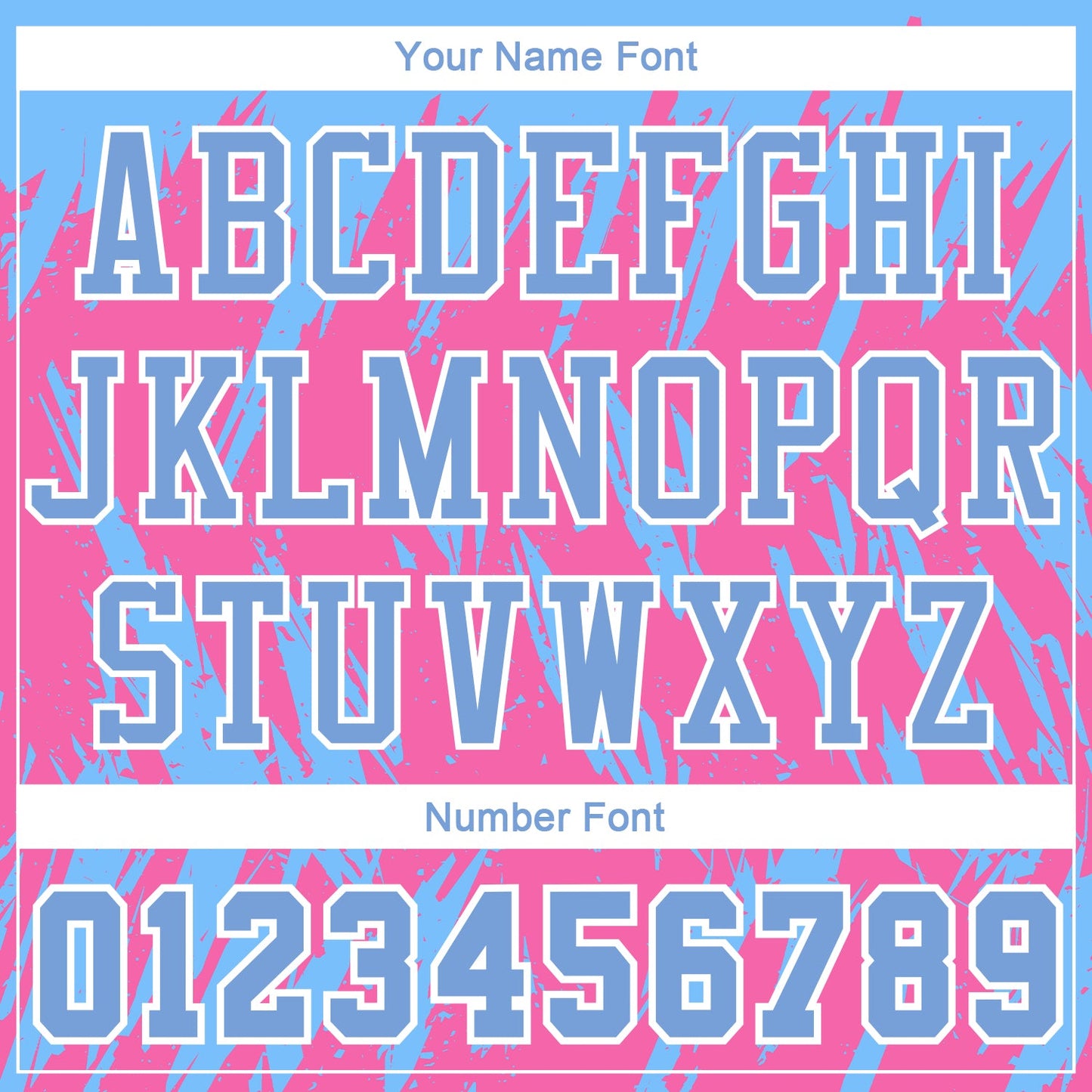 Custom Pink Light Blue-White Round Neck Sublimation Basketball Uniform Jersey view 4