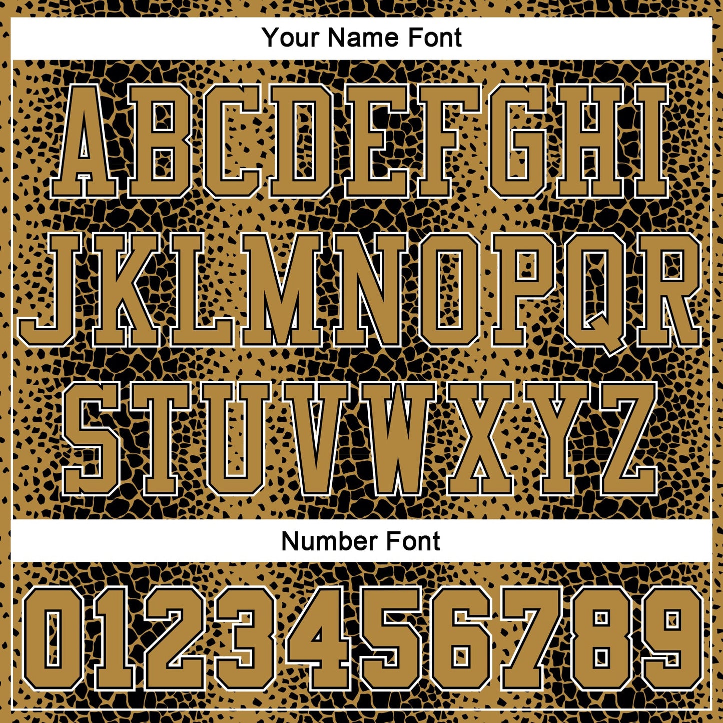 Custom Black Old Gold-White Animal Fur Print Round Neck Sublimation Basketball Uniform Jersey view 4