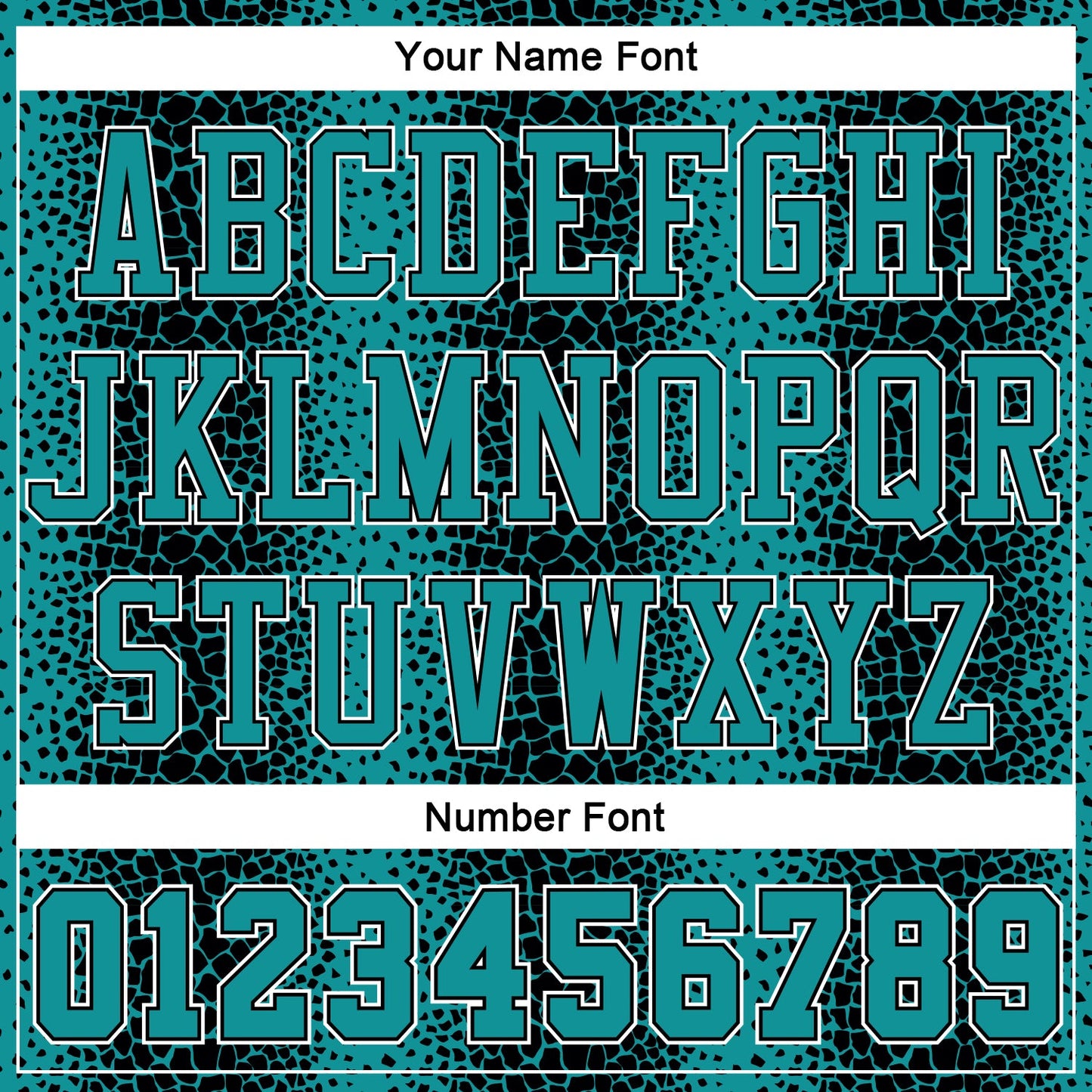 Custom Black Teal-White Animal Fur Print Round Neck Sublimation Basketball Uniform Jersey view 4