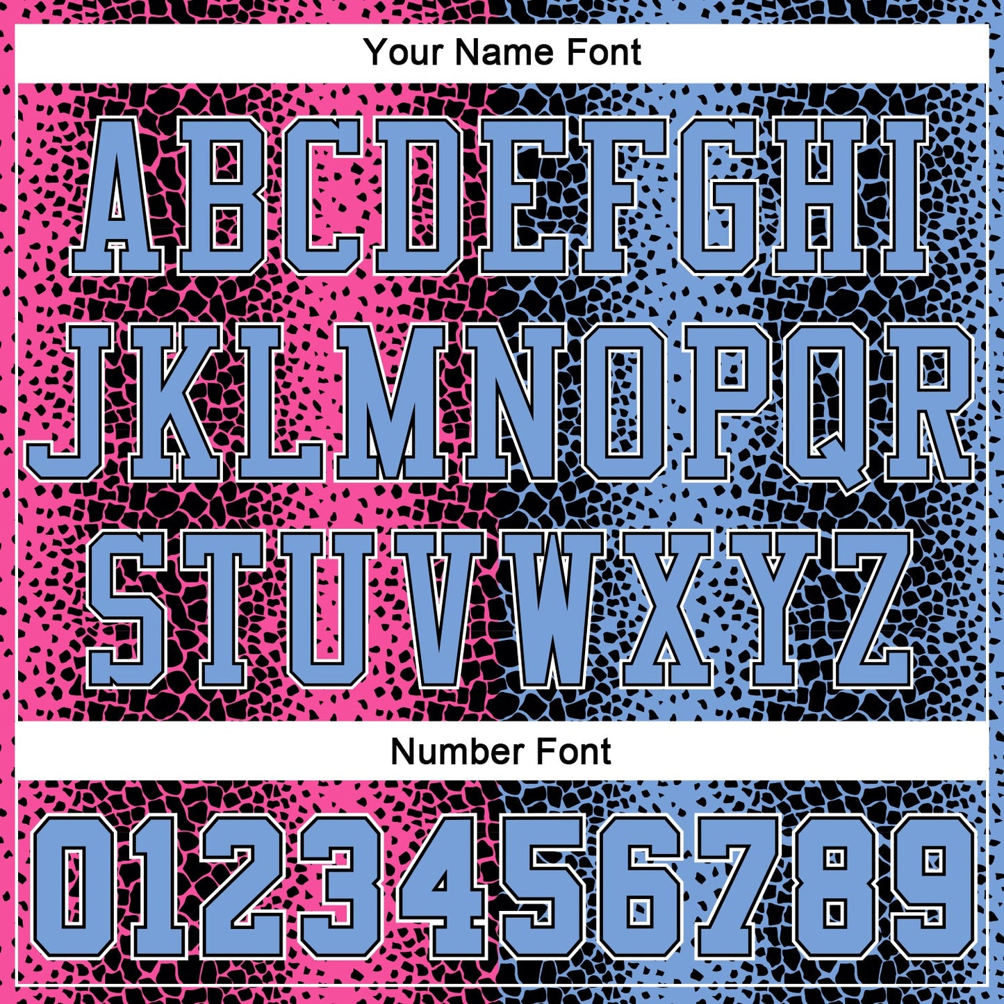 Custom Black Light Blue-Pink Animal Fur Print Round Neck Sublimation Basketball Uniform Jersey view 4