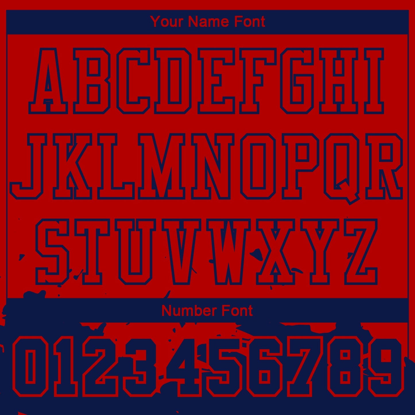 Custom Red Navy Color Splash Round Neck Sublimation Basketball Uniform Jersey view 4