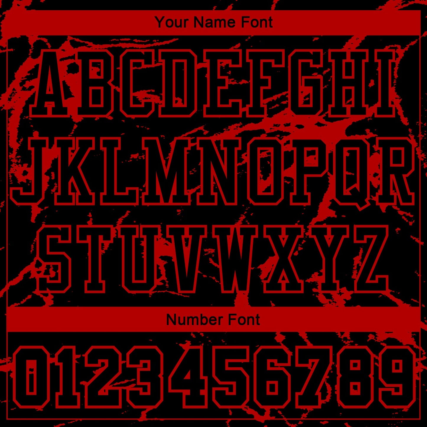 Custom Black Red Abstract Grunge Art Round Neck Sublimation Basketball Uniform Jersey view 4