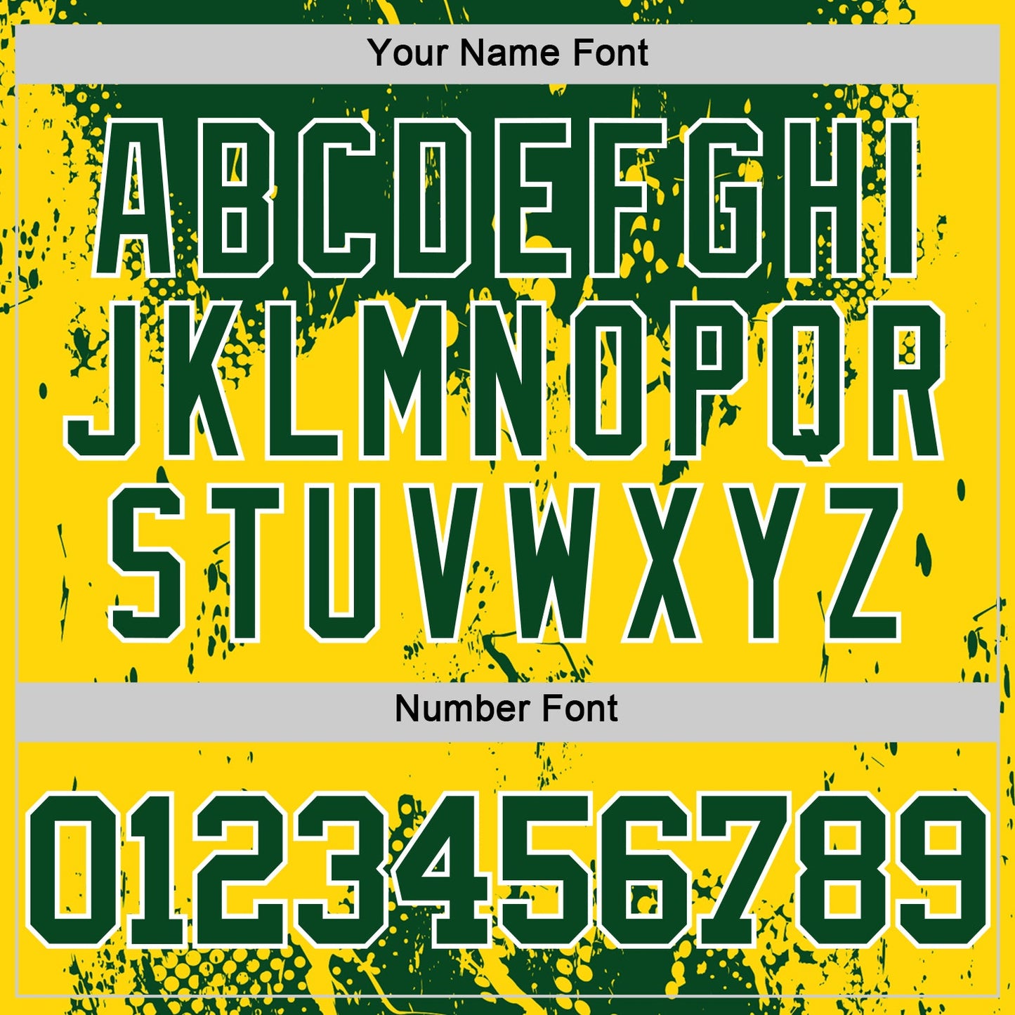 Custom Green Yellow-White Abstract Splatter Grunge Art Round Neck Sublimation Basketball Set Jersey view 5
