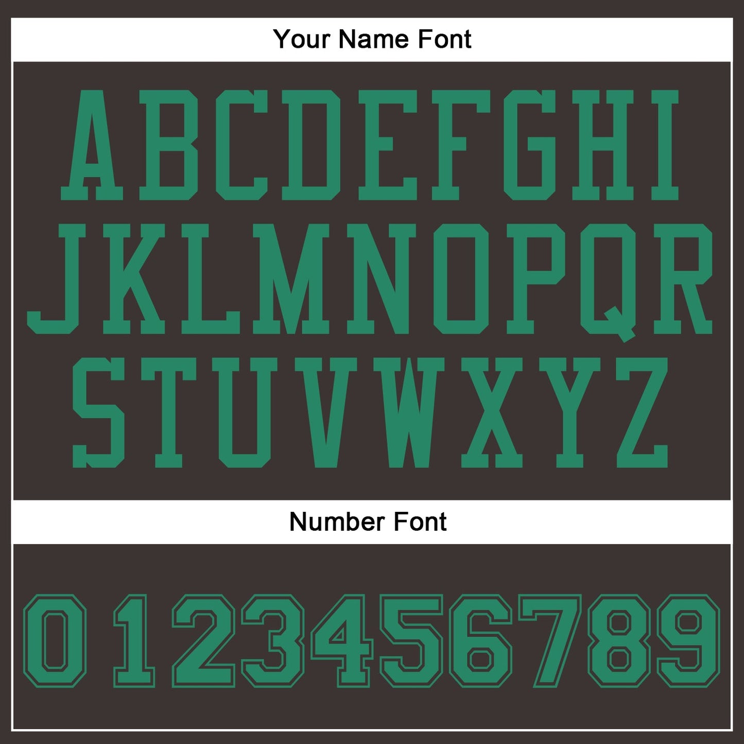Custom Brown Kelly Green Round Neck Basketball Uniform Jersey view 6