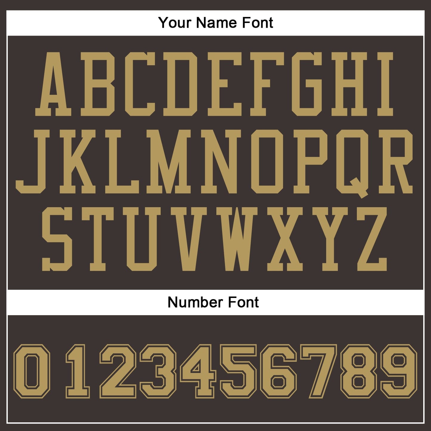 Custom Brown Old Gold Round Neck Basketball Uniform Jersey view 6