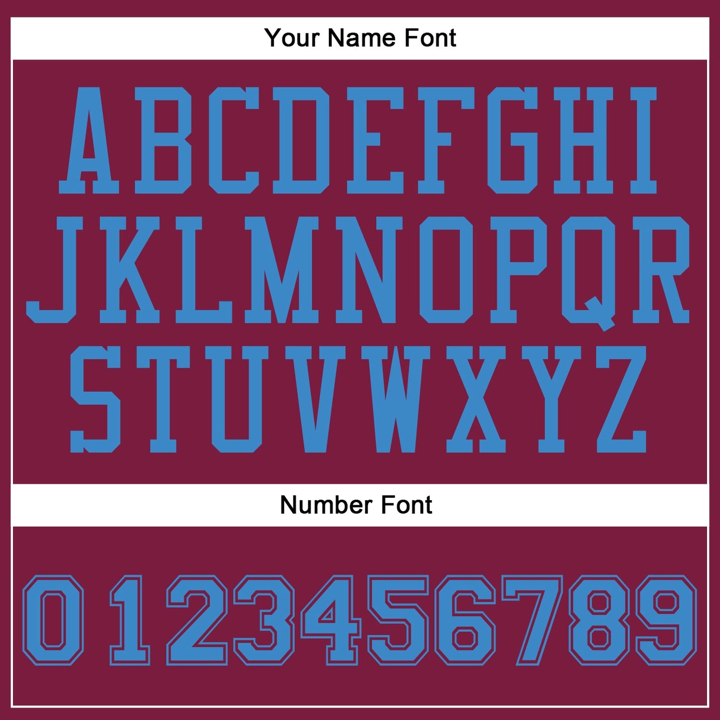 Custom Maroon Blue Round Neck Basketball Uniform Jersey view 6
