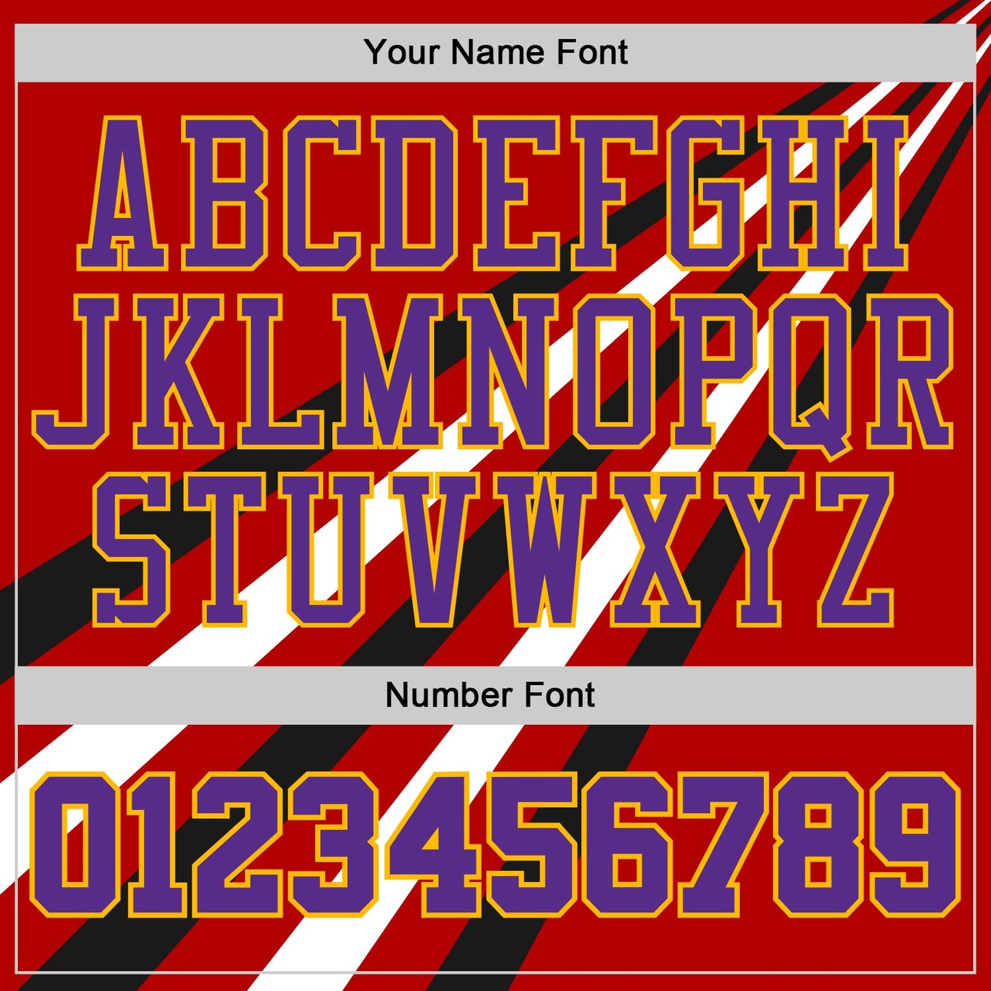Custom Red Purple Black-Gold Diagonal Stripe Round Neck Sublimation Basketball Uniform Jersey view 4