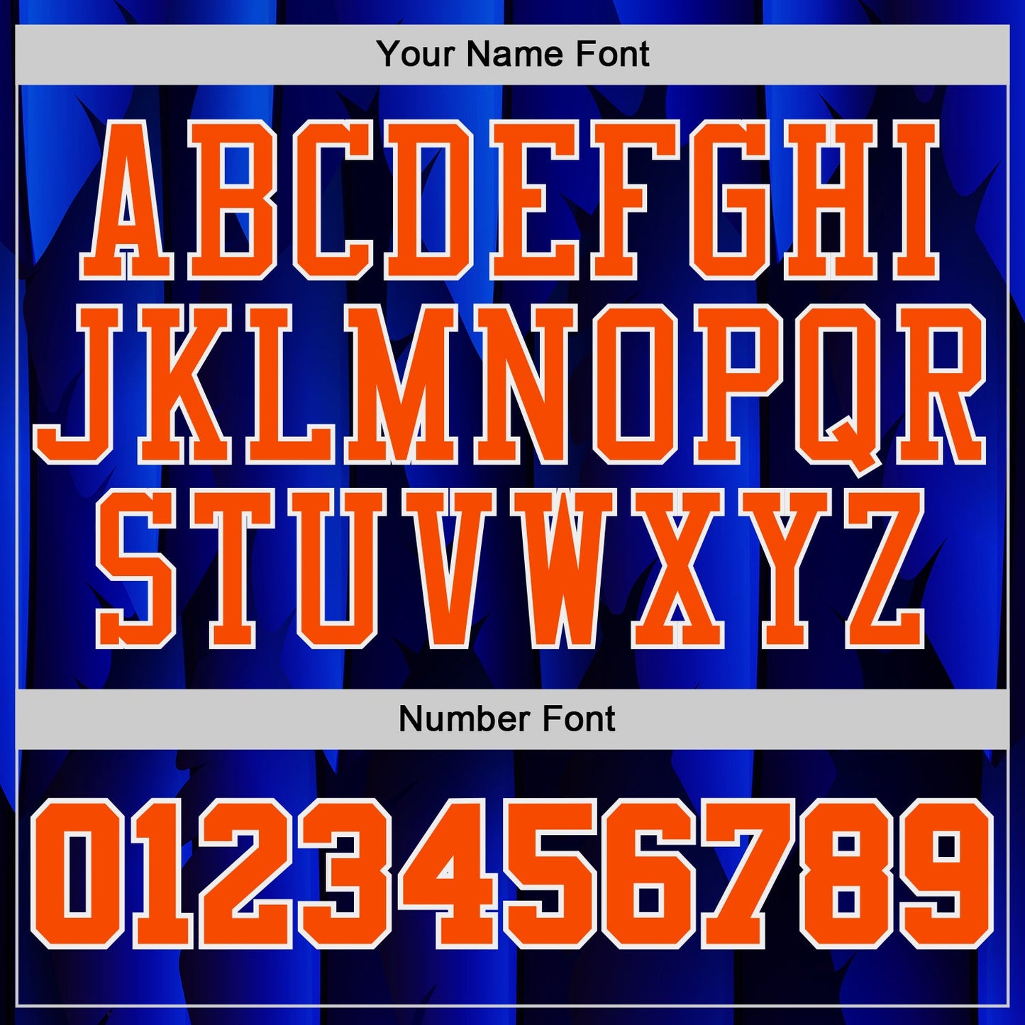 Custom Blue Orange-White Feather Boho Style Round Neck Sublimation Basketball Uniform Jersey view 4