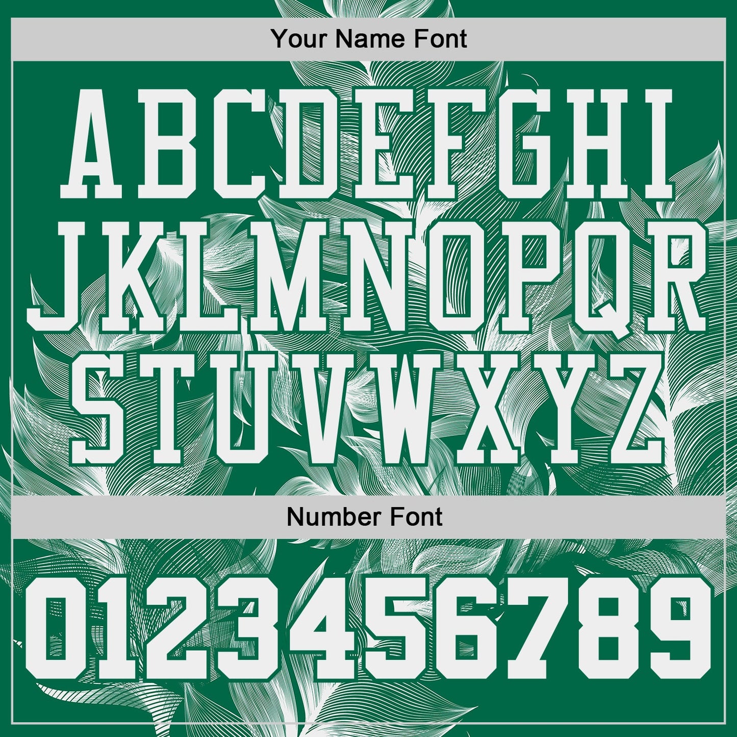 Custom Kelly Green-White Feather Wing Boho Style Round Neck Sublimation Basketball Uniform Jersey view 4