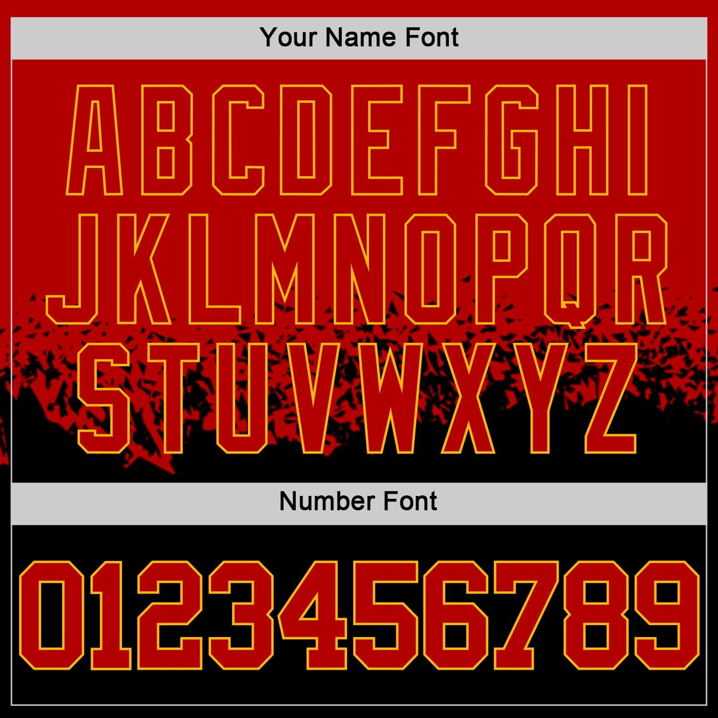 Custom Red Black-Gold Shattered Geometric Side Panel Stripe Round Neck Sublimation Basketball Set Jersey view 5