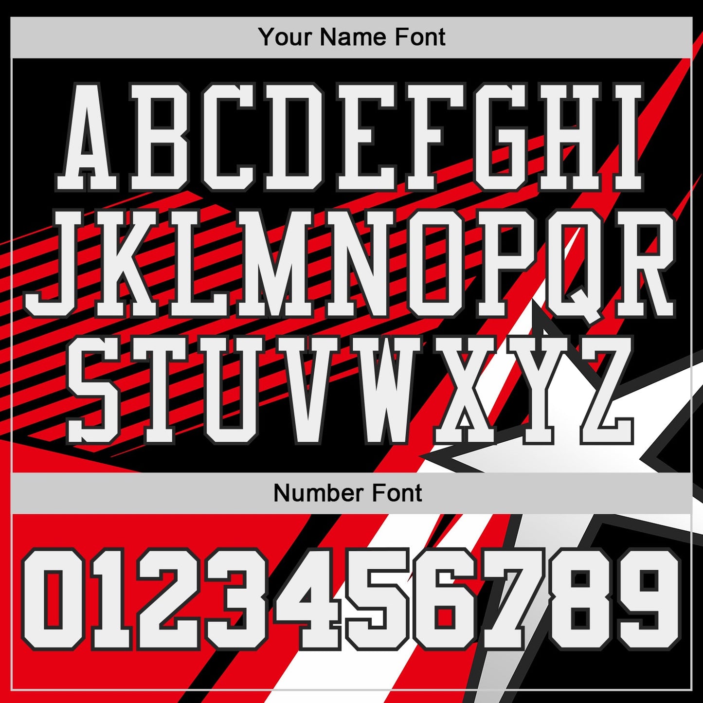 Custom Fire Red White-Black Geometric Star Color Block Round Neck Sublimation Basketball Uniform Jersey view 4