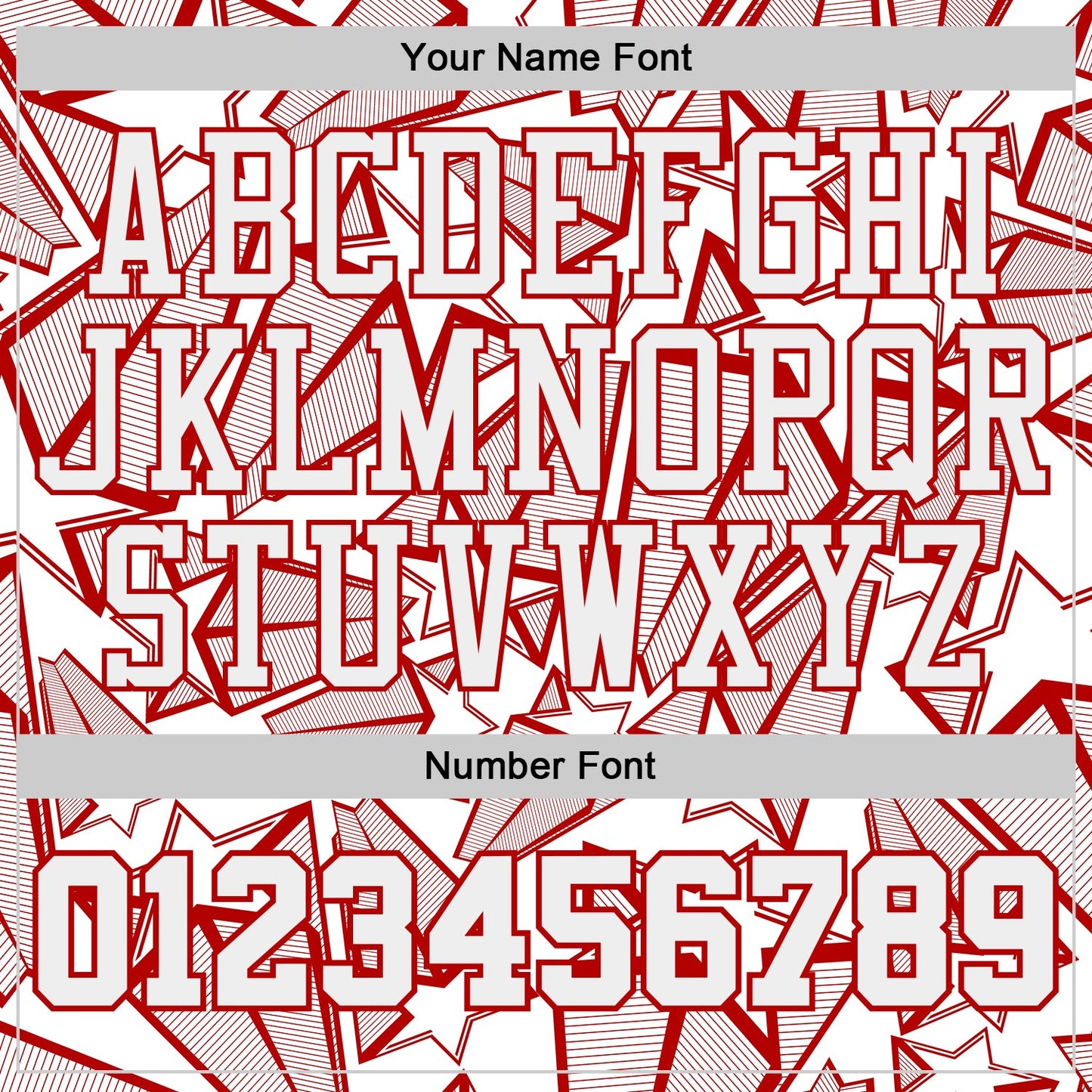 Custom White-Red Geometric Star Texture Round Neck Sublimation Basketball Uniform Jersey view 4