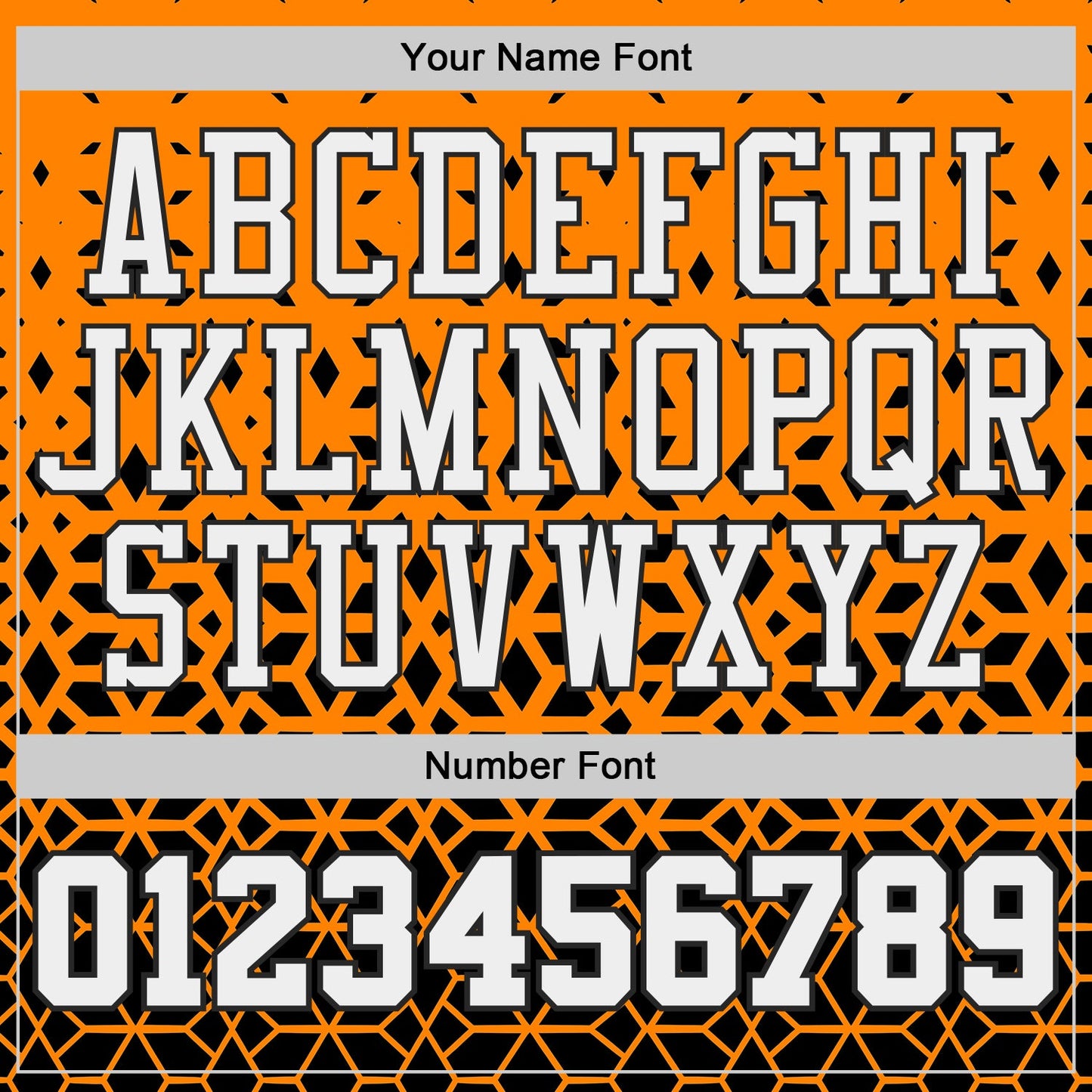Custom Bay Orange White-Black Geometric Hexagon Gradient Round Neck Sublimation Basketball Uniform Jersey view 4