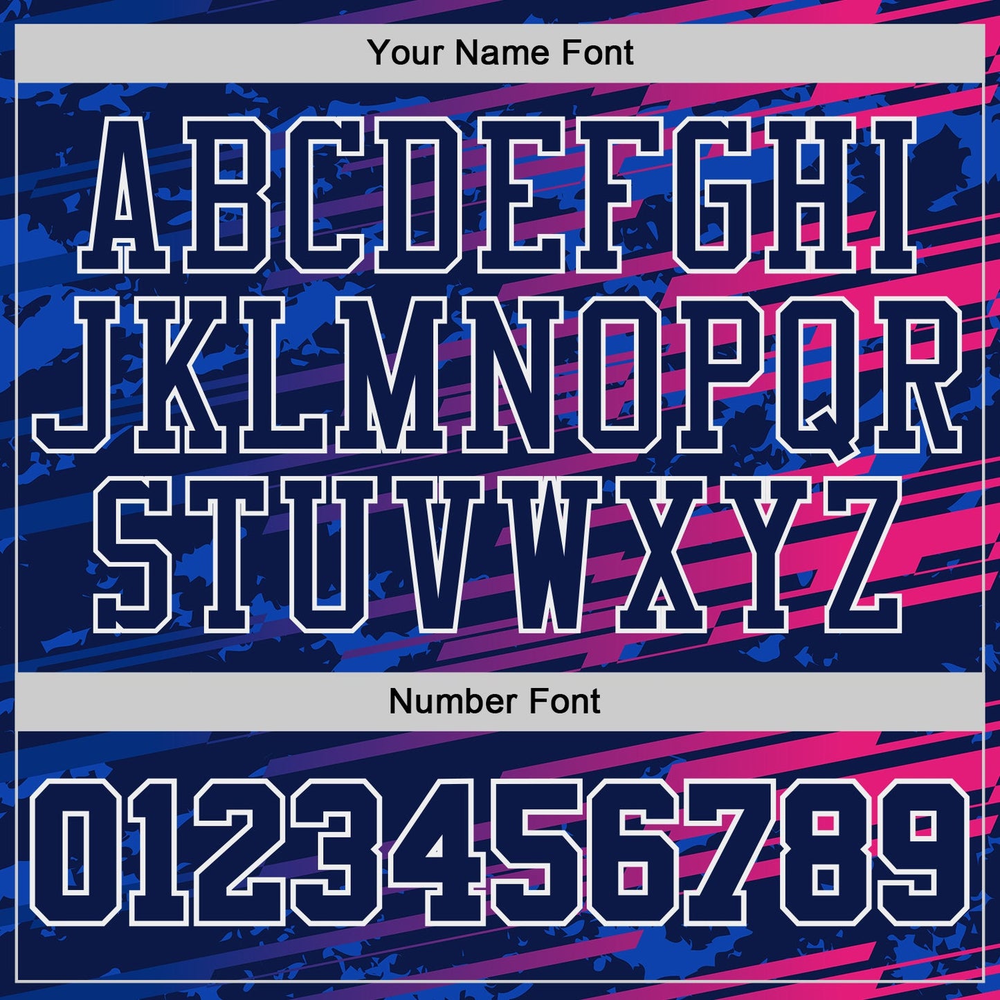 Custom Navy Hot Pink White-Gold Stripe Gradient Round Neck Sublimation Basketball Uniform Jersey view 4